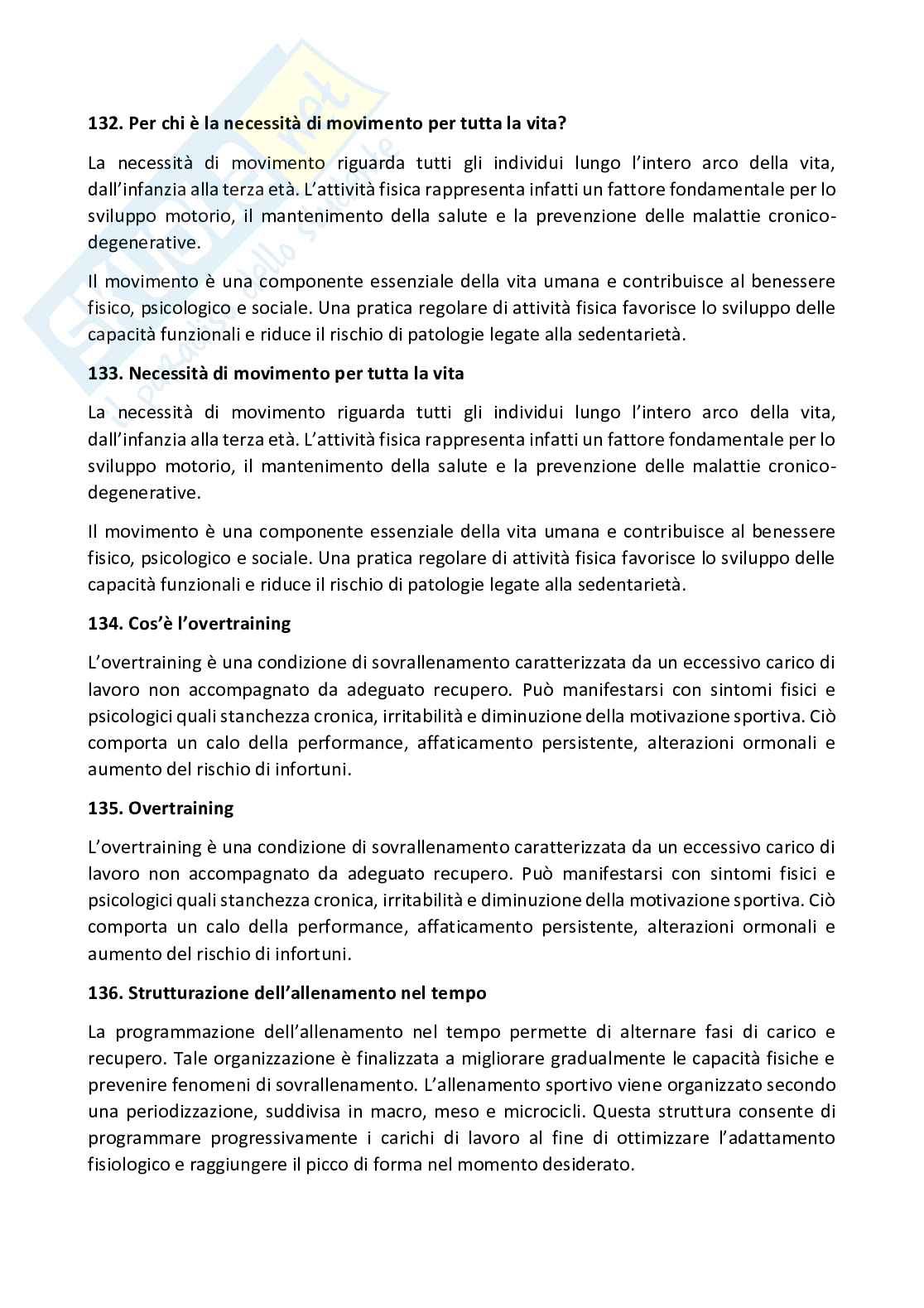 Paniere Medicina dello sport (2026) - Risposte Aperte Corrette  Pag. 26