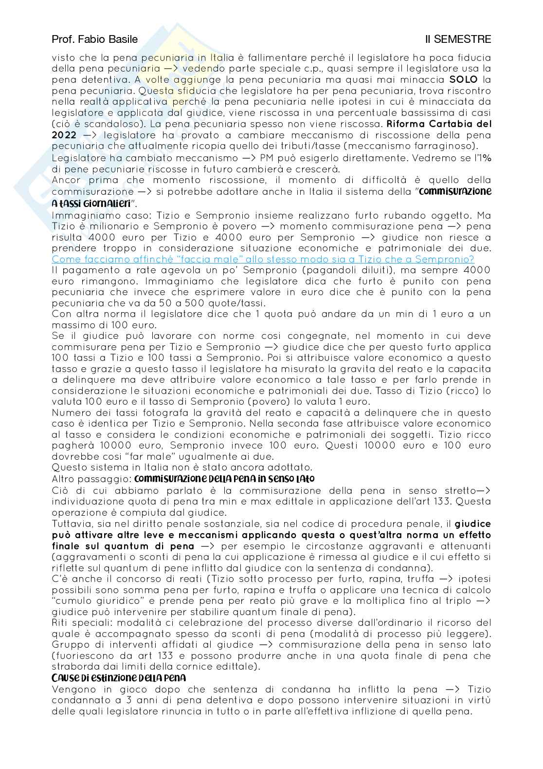 Riassunto esame Diritto Penale, Prof. Basile Fabio, libro consigliato Materiali per lo studio critico e interattivo del diritto penale - Vol. 2, Fabio Basile Pag. 31