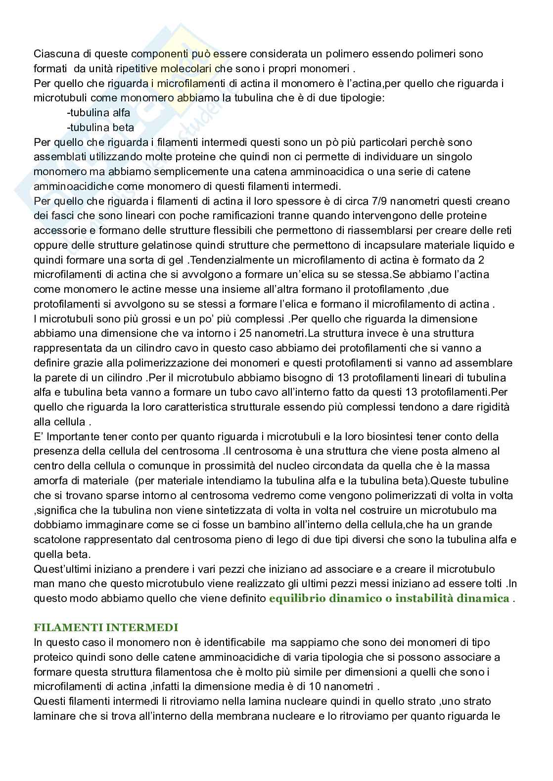 Riassunto esame Biologia cellulare, Prof. De Nisco Alessandro, libro consigliato Biologia sistematica vegetale , Zanichelli  Pag. 31