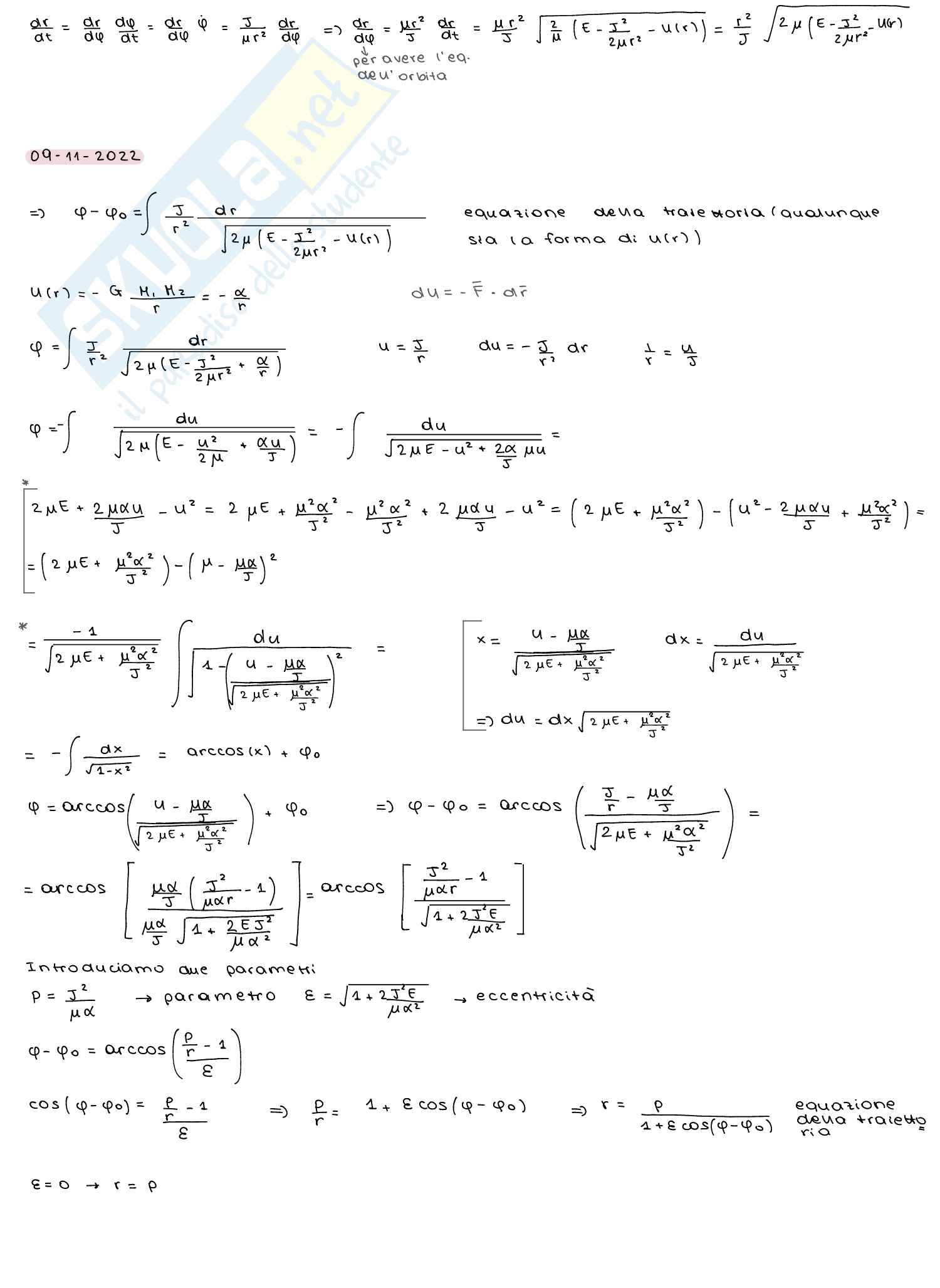 Meccanica analitica Pag. 51