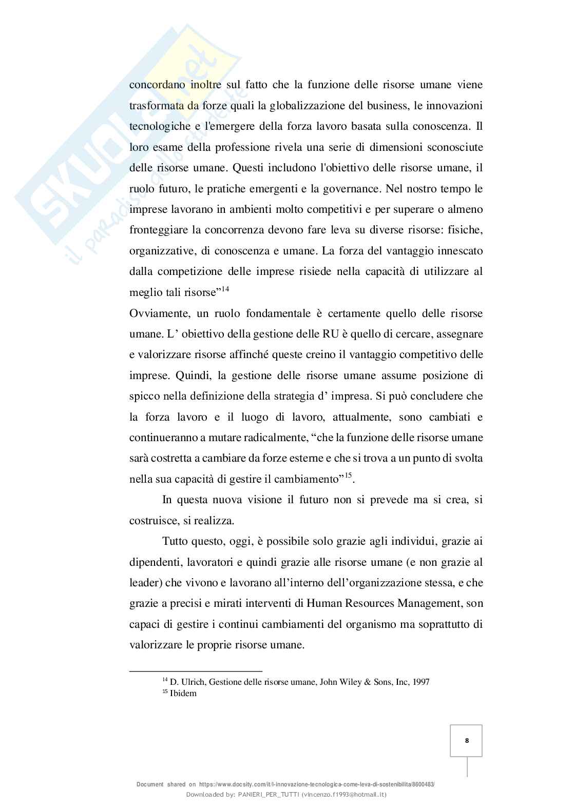 Innovazione tecnologica Pag. 11