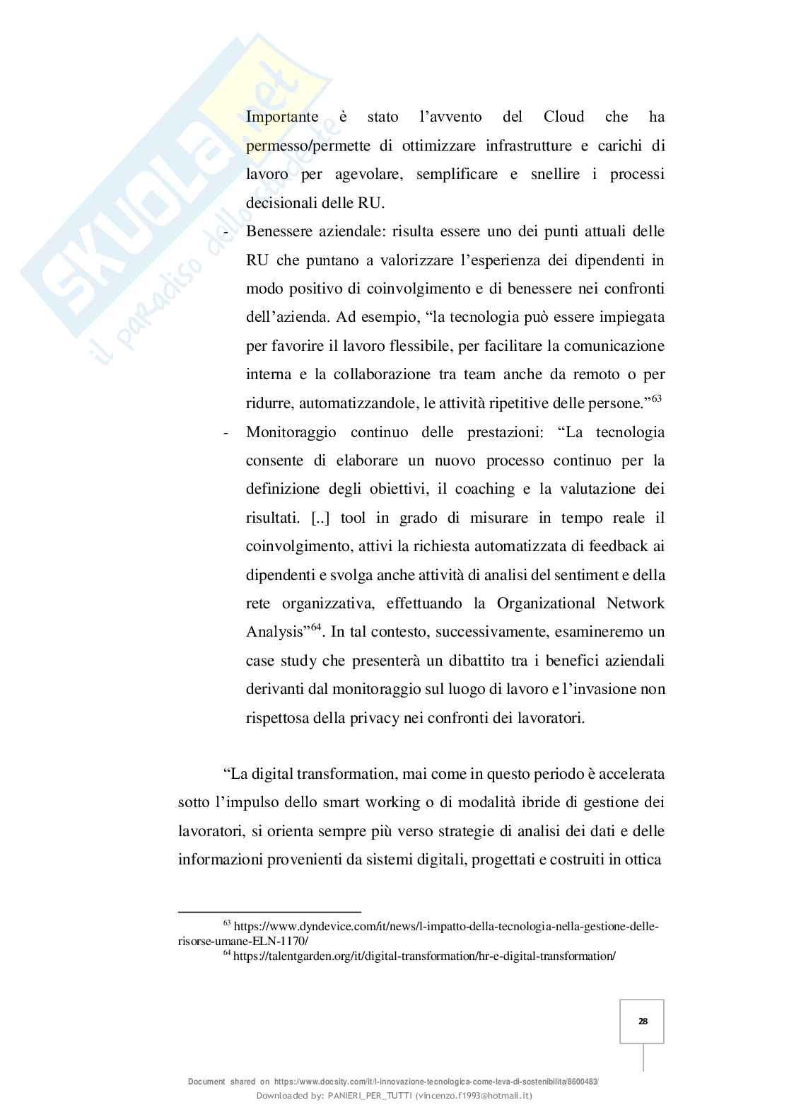 Innovazione tecnologica Pag. 31