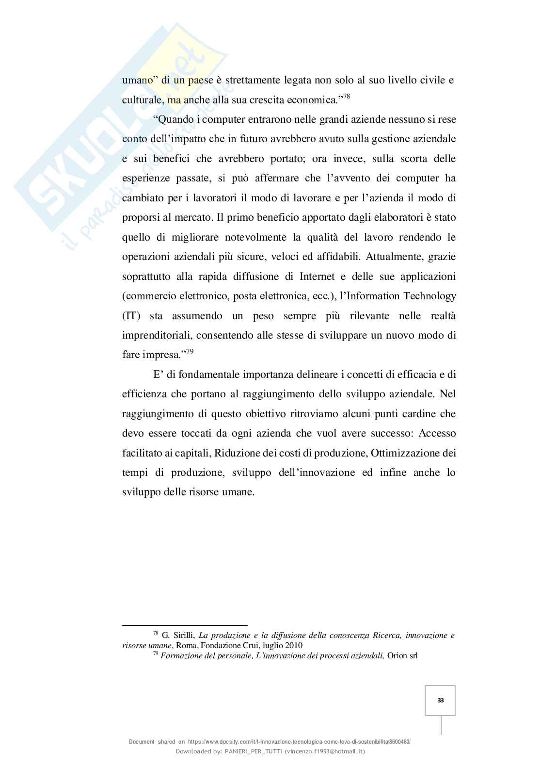 Innovazione tecnologica Pag. 36