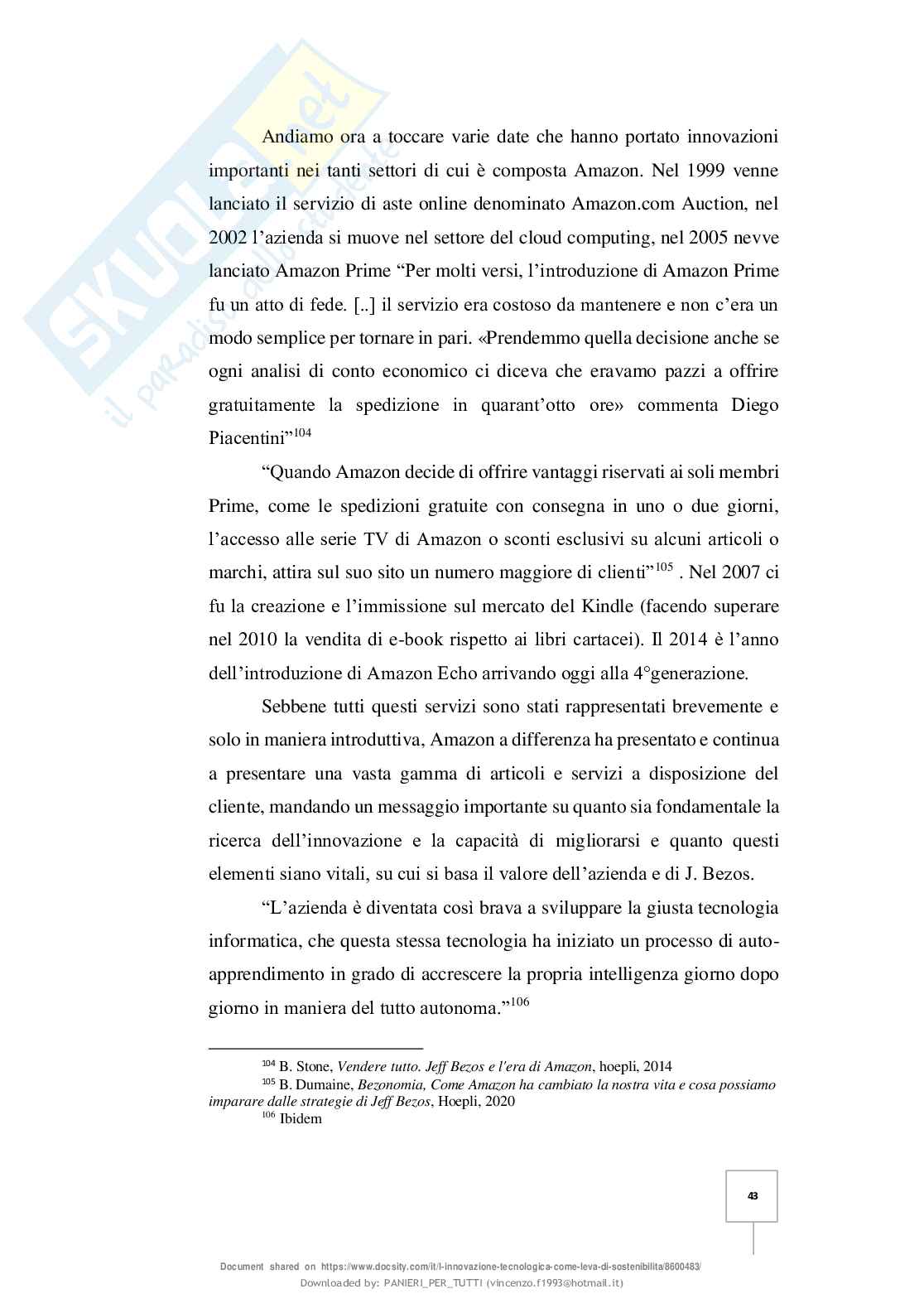Innovazione tecnologica Pag. 46