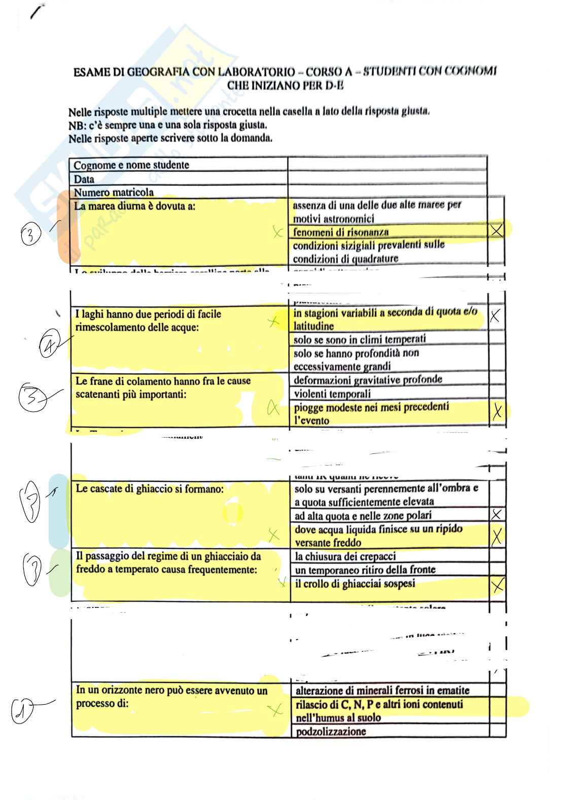 Esame scritto Geografia e cartografia Pag. 16