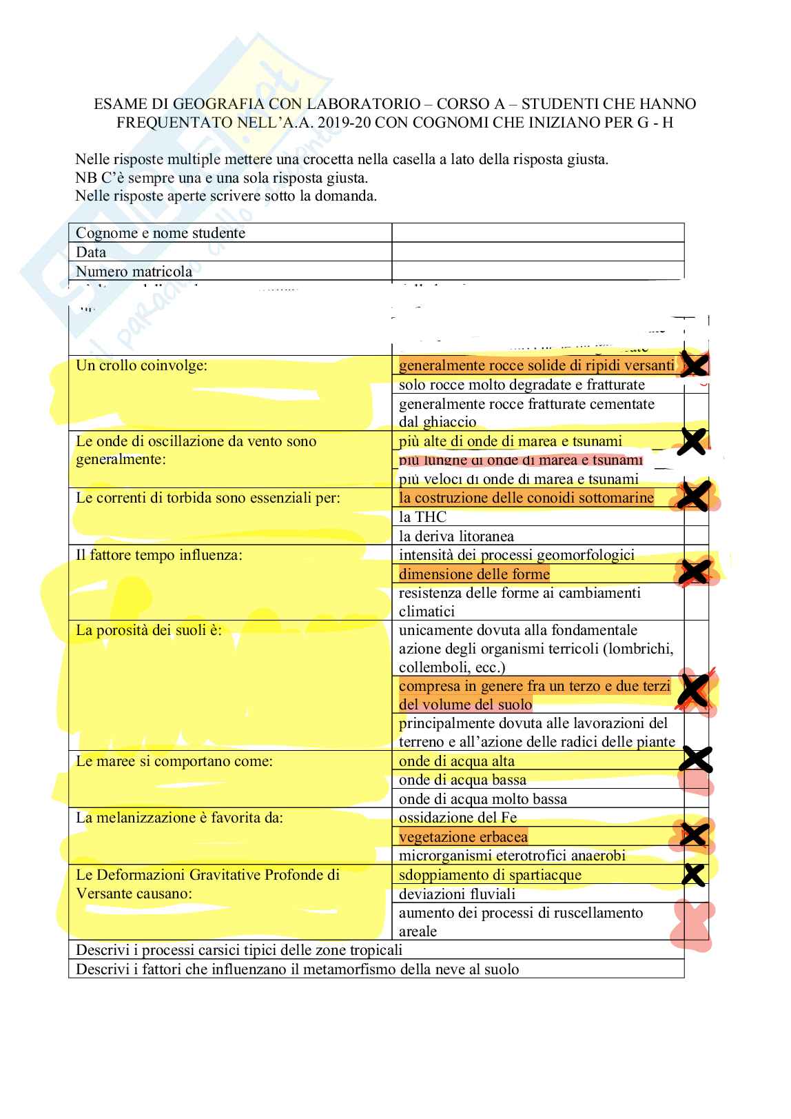 Esame scritto Geografia e cartografia Pag. 31