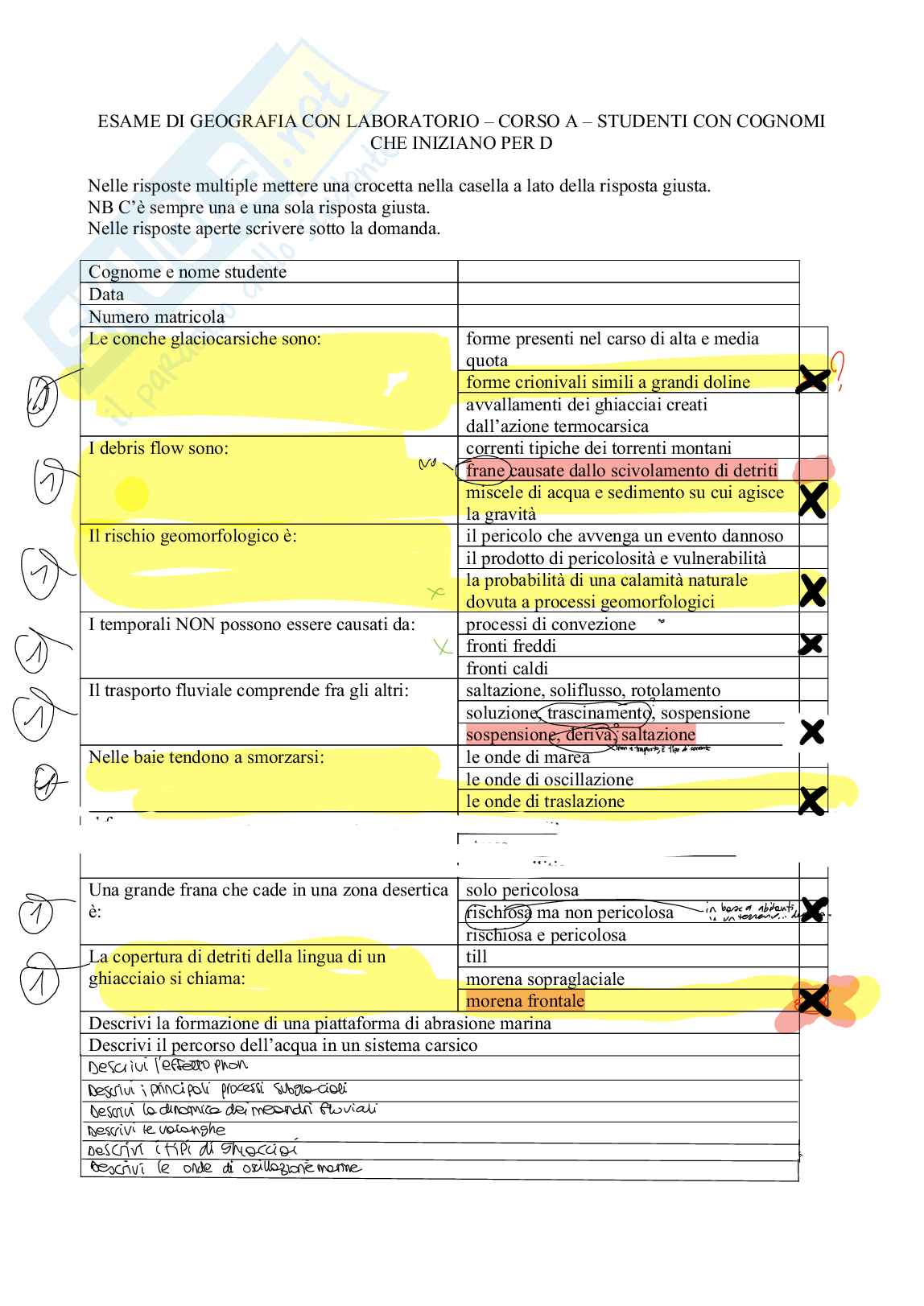 Esame scritto Geografia e cartografia Pag. 36