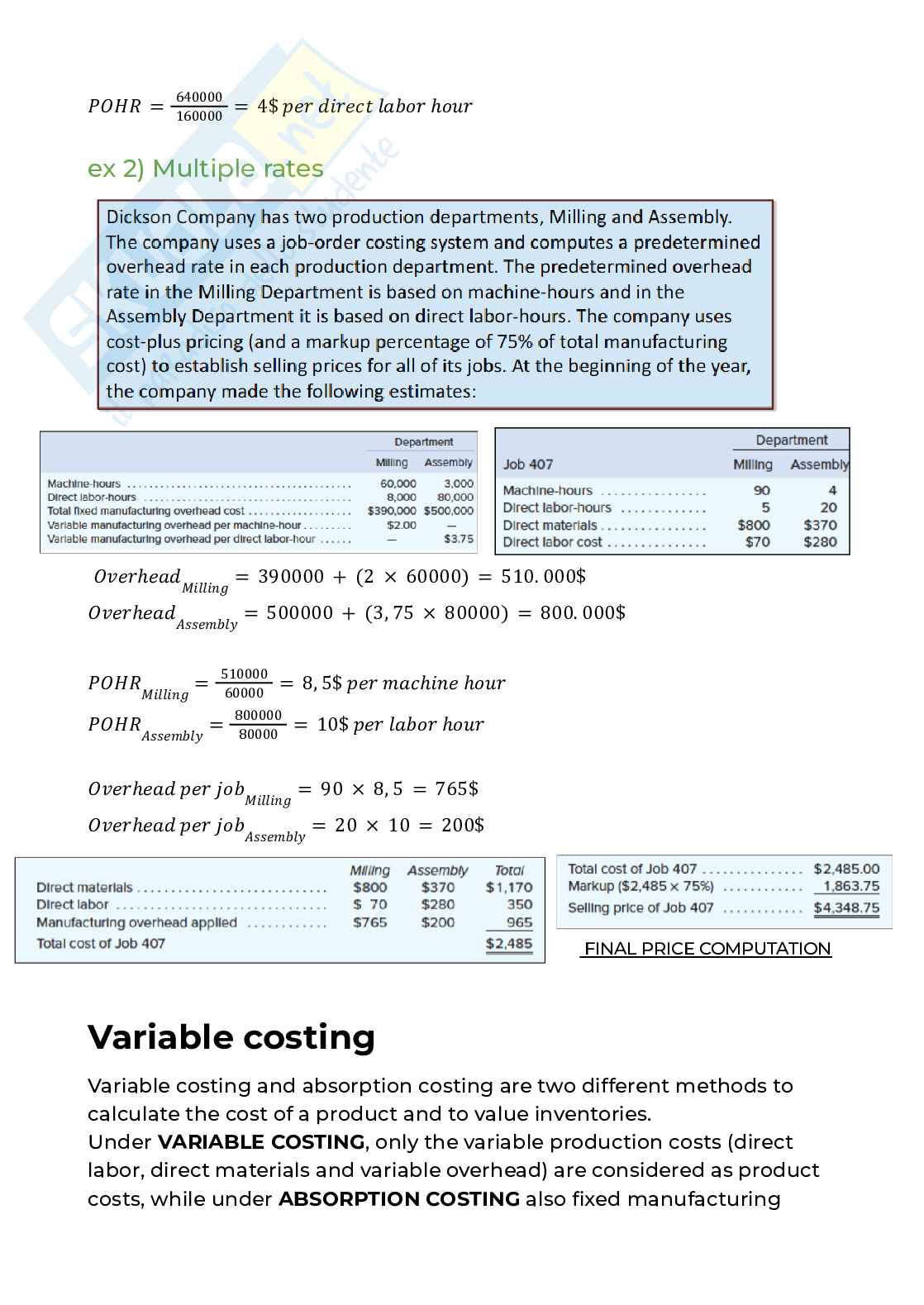 Managerial Accounting - Appunti completi (2025-2026) Pag. 11