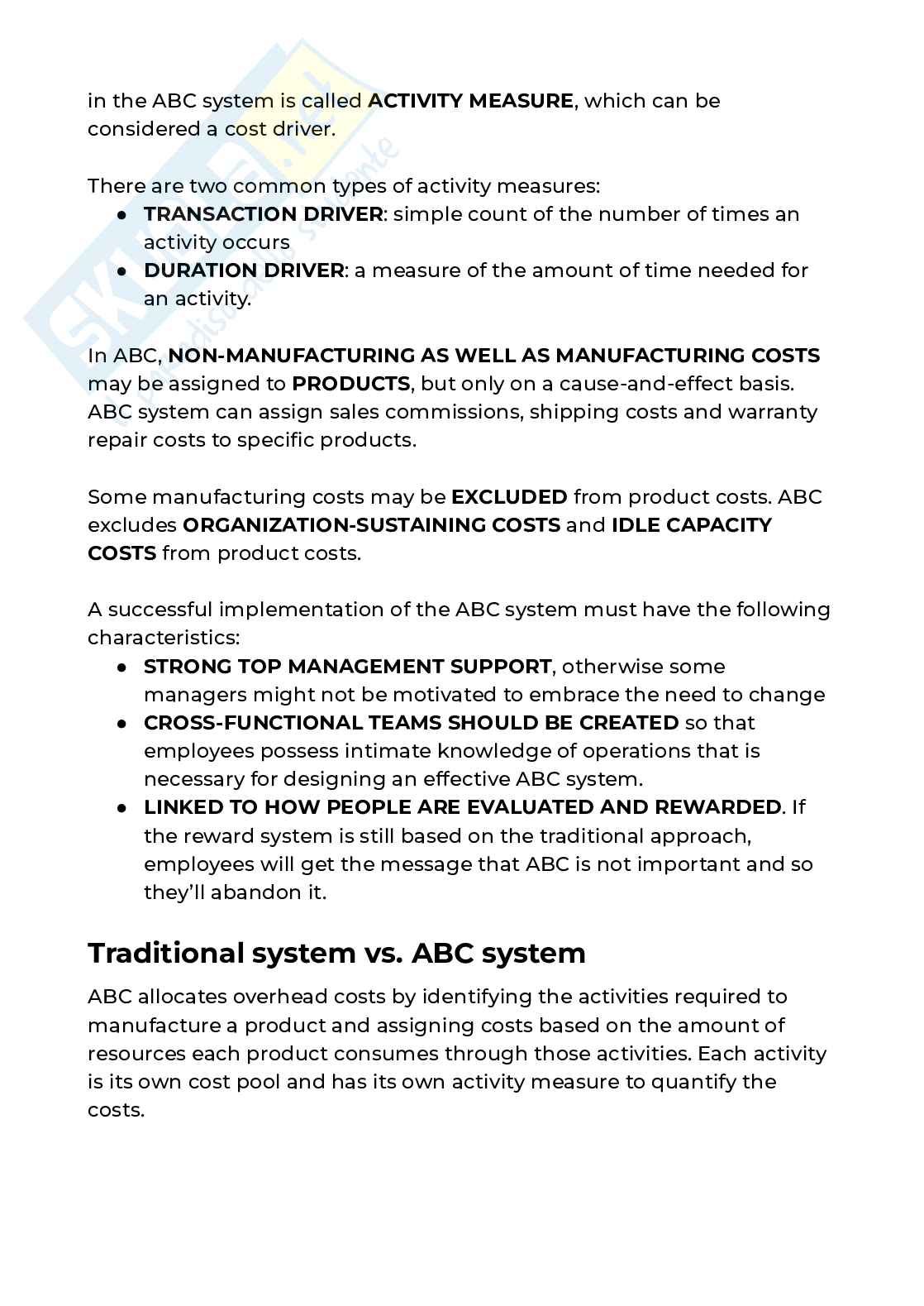 Managerial Accounting - Appunti completi (2025-2026) Pag. 21