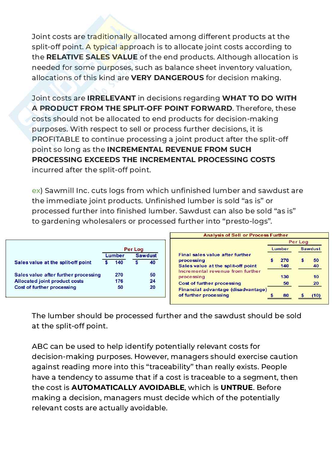 Managerial Accounting - Appunti completi (2025-2026) Pag. 41
