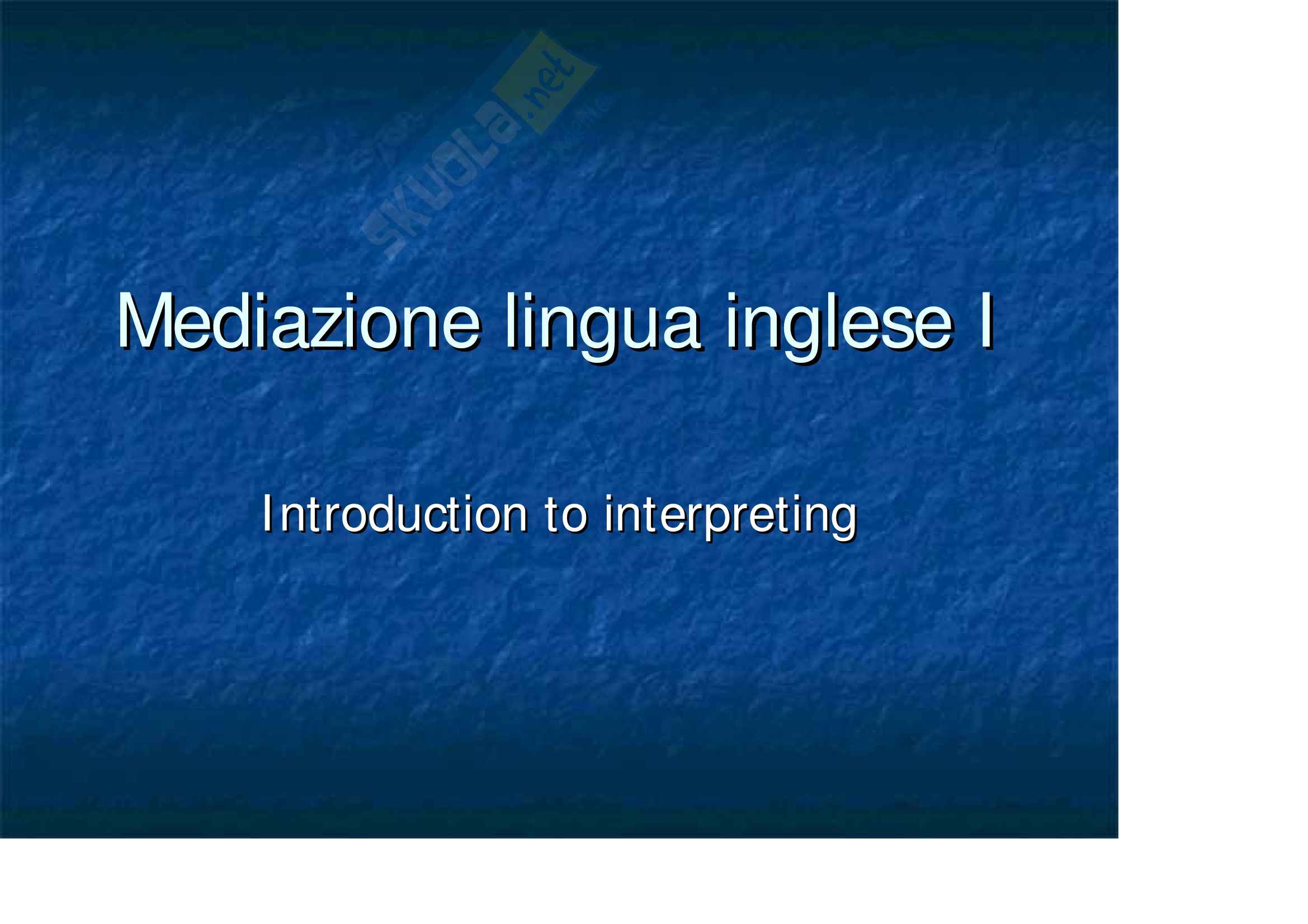 letteratura inglese - Inglese I Pag. 1