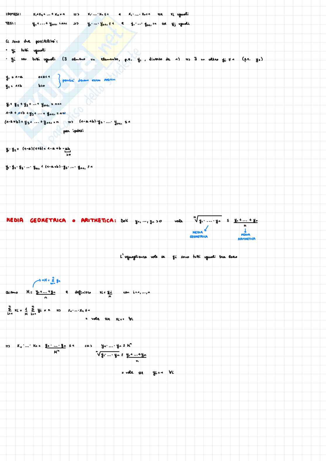 Dimostrazioni Teoremi Analisi matematica 1 Pag. 11
