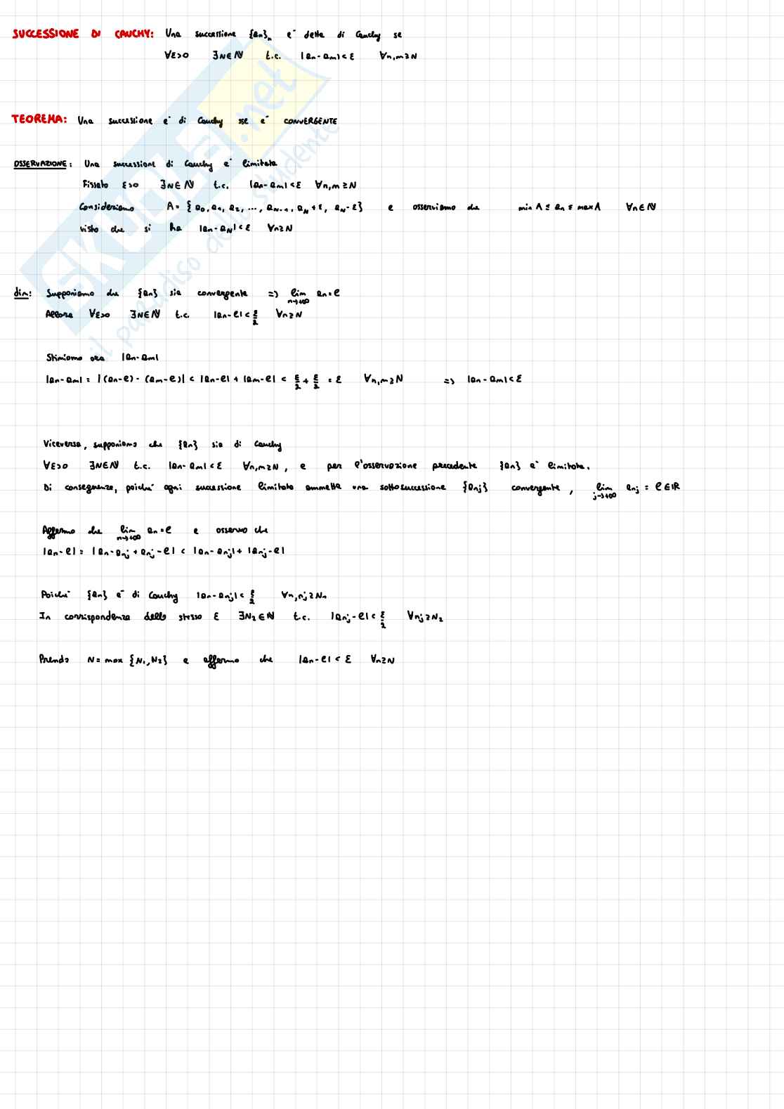 Dimostrazioni Teoremi Analisi matematica 1 Pag. 21