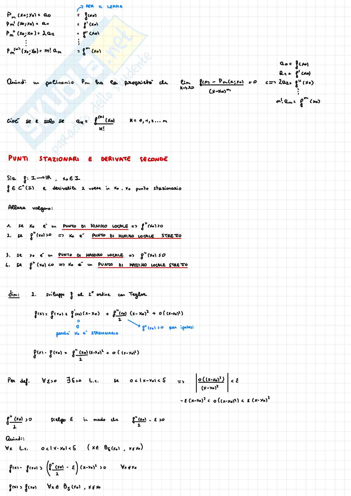 Dimostrazioni Teoremi Analisi matematica 1 Pag. 41