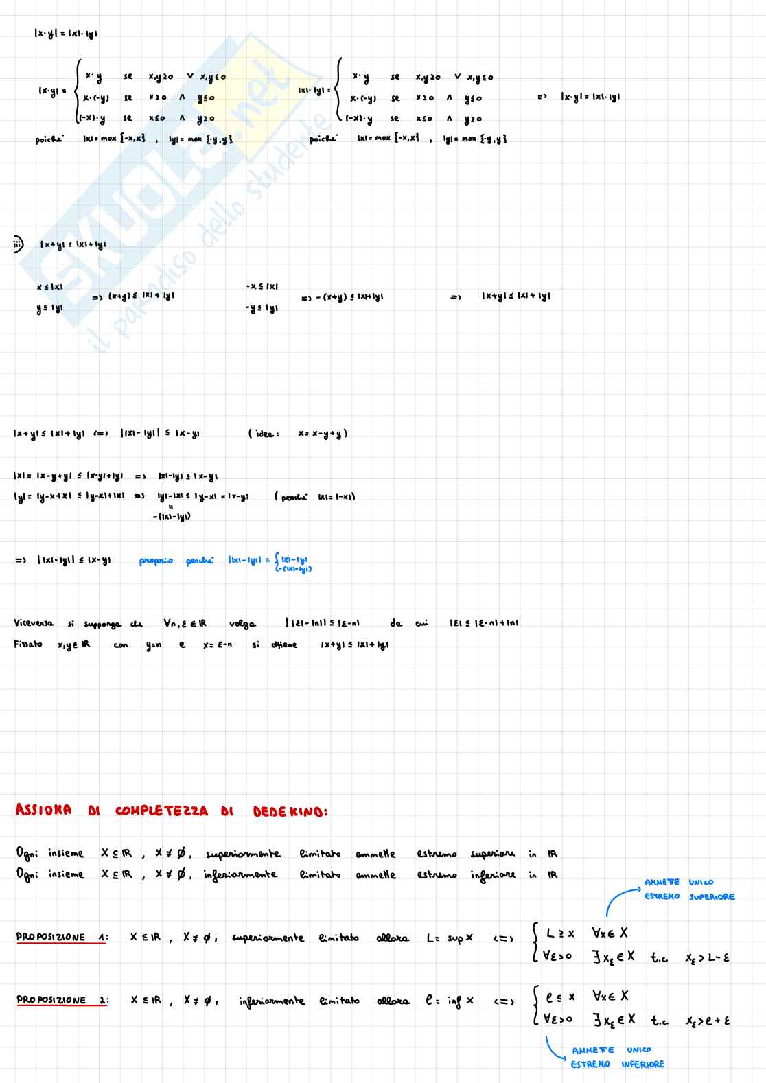 Dimostrazioni Teoremi Analisi matematica 1 Pag. 6