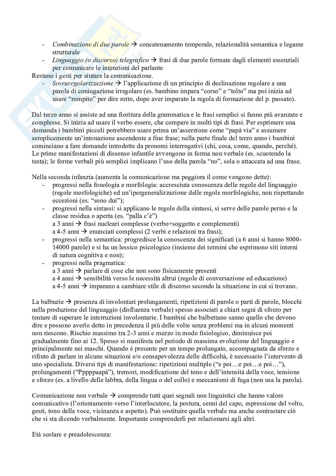 Appunti completi di Psicologia dello sviluppo 1 Pag. 16