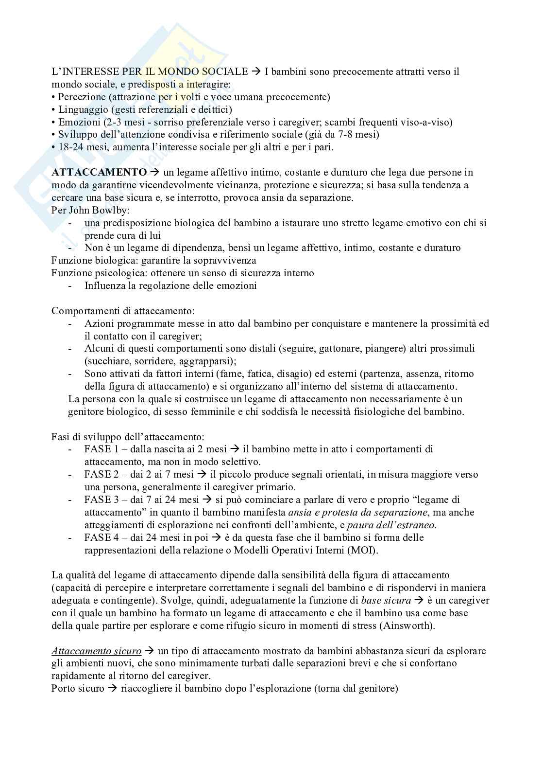 Appunti completi di Psicologia dello sviluppo 1 Pag. 21