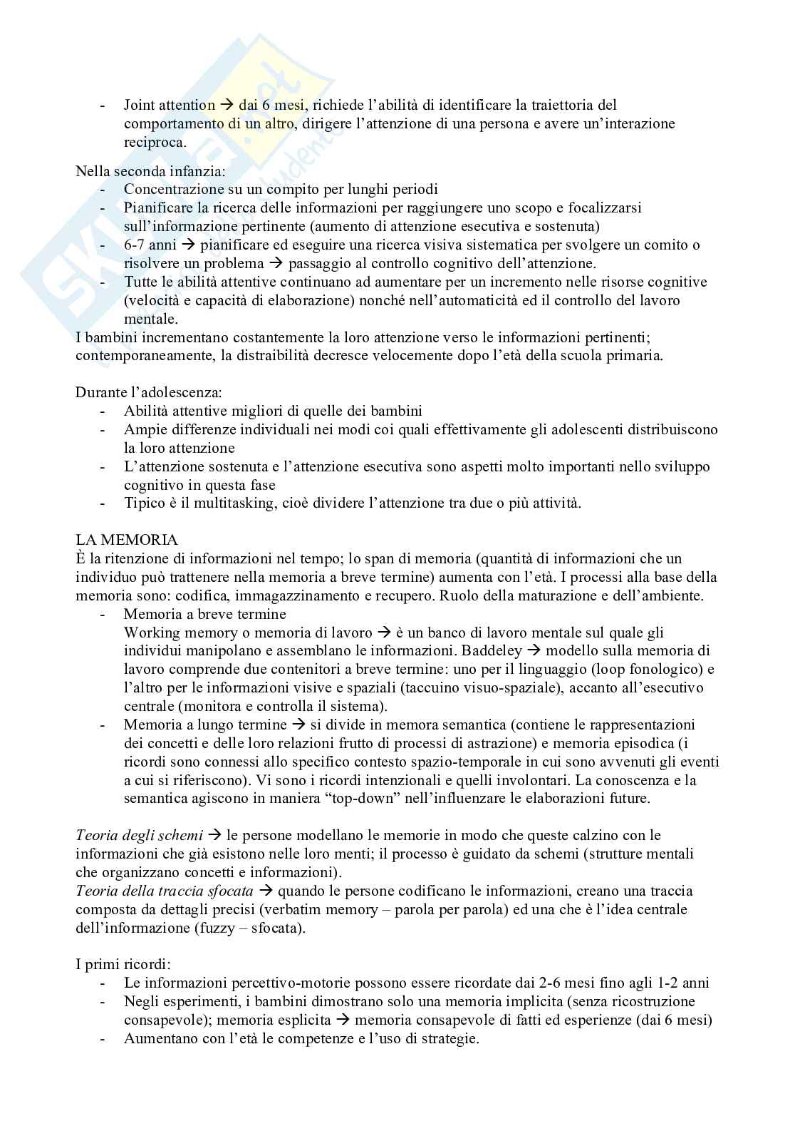 Appunti completi di Psicologia dello sviluppo 1 Pag. 36