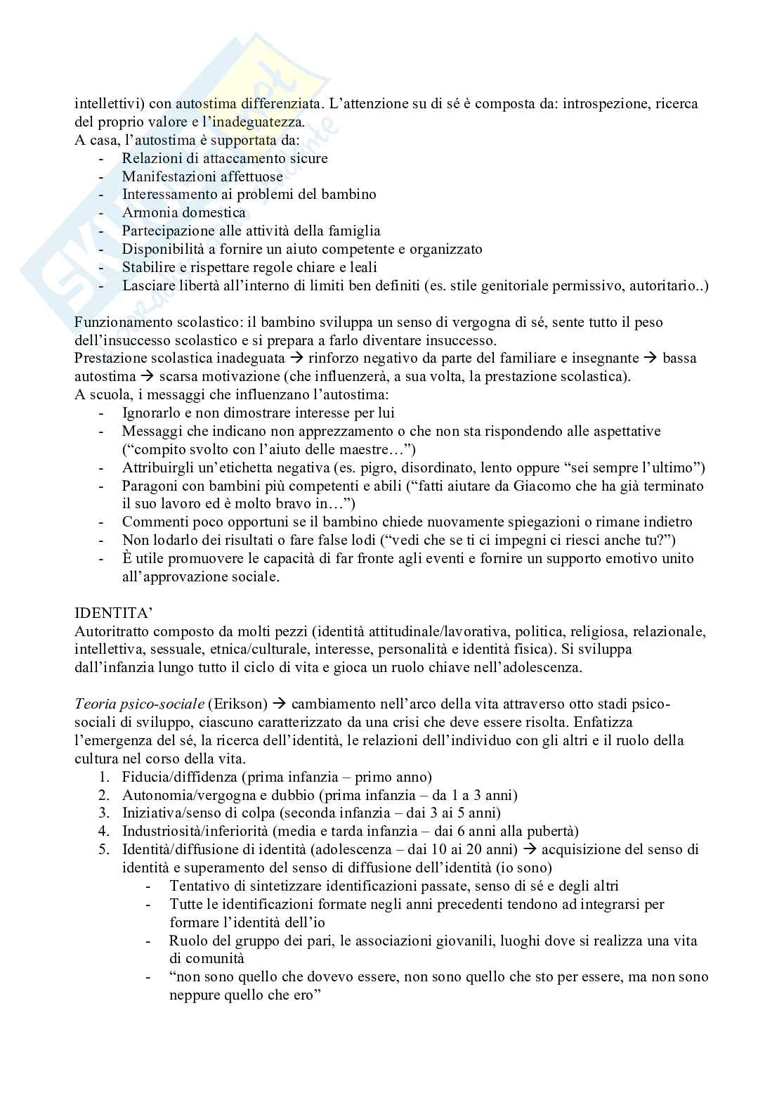 Appunti completi di Psicologia dello sviluppo 1 Pag. 41
