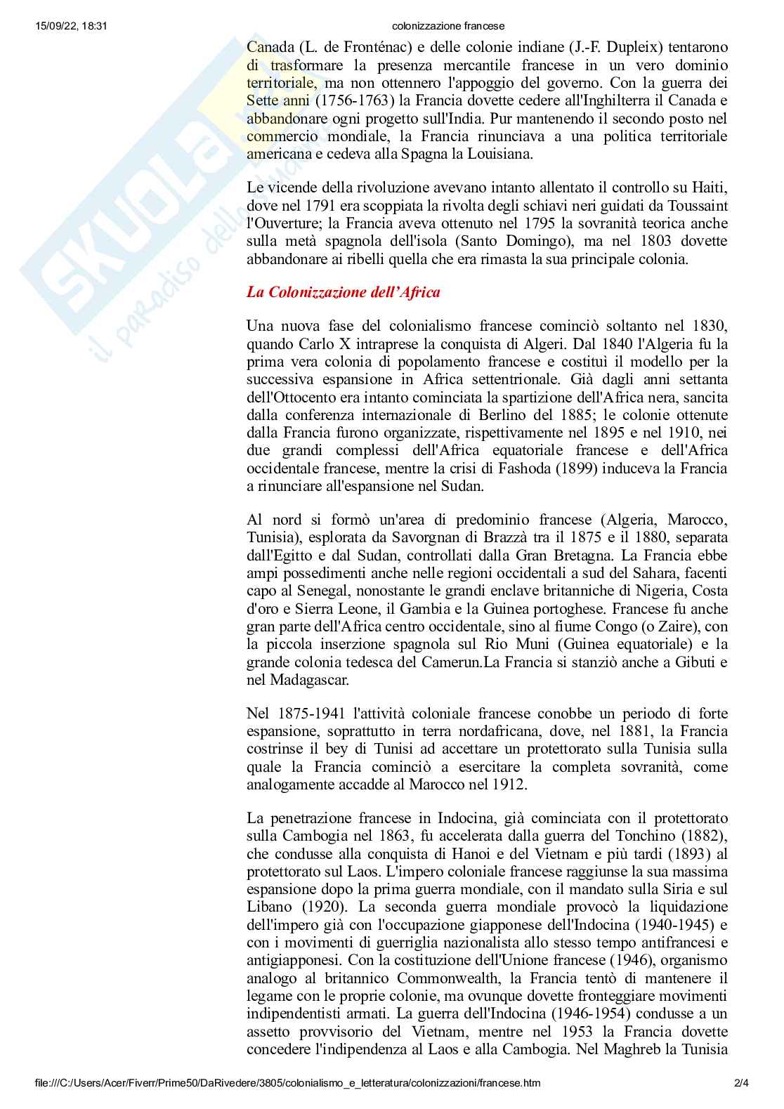 Colonialismo Pag. 6