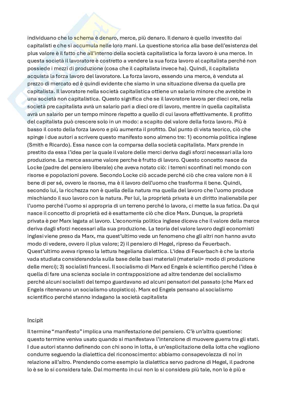 Manifesto del partito comunista  Pag. 2
