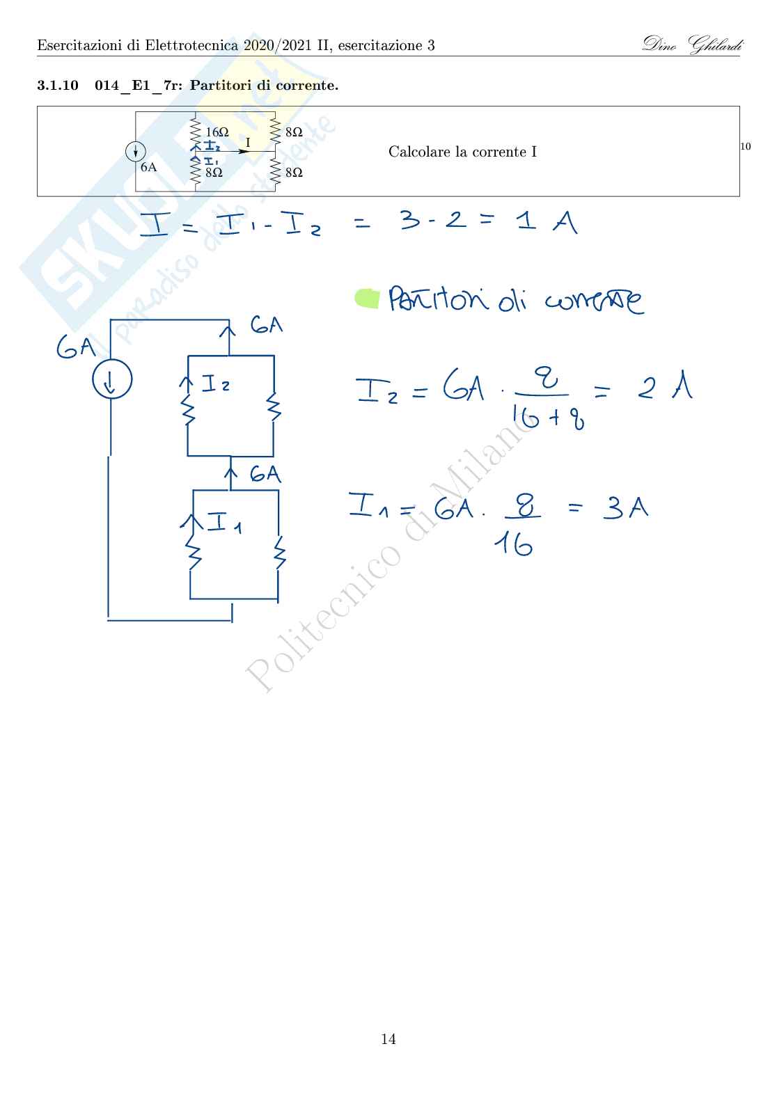 Elettrotecnica - Esercitazioni Pag. 21