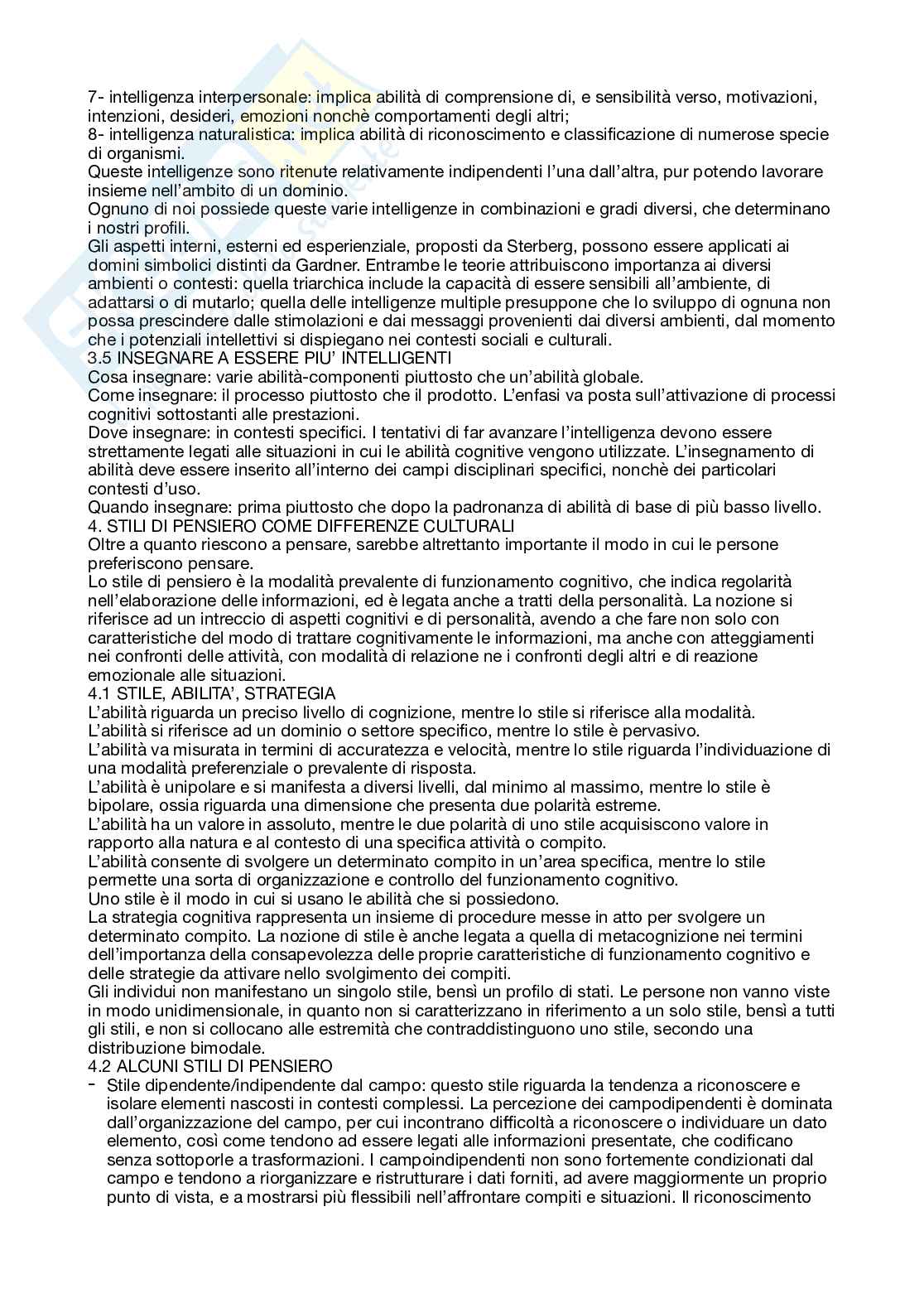 Riassunto esame Psicologia dell’educazione, prof. Margheriti, libro consigliato Pedagogia dell’educazione e dell’istruzione, Mason Pag. 16