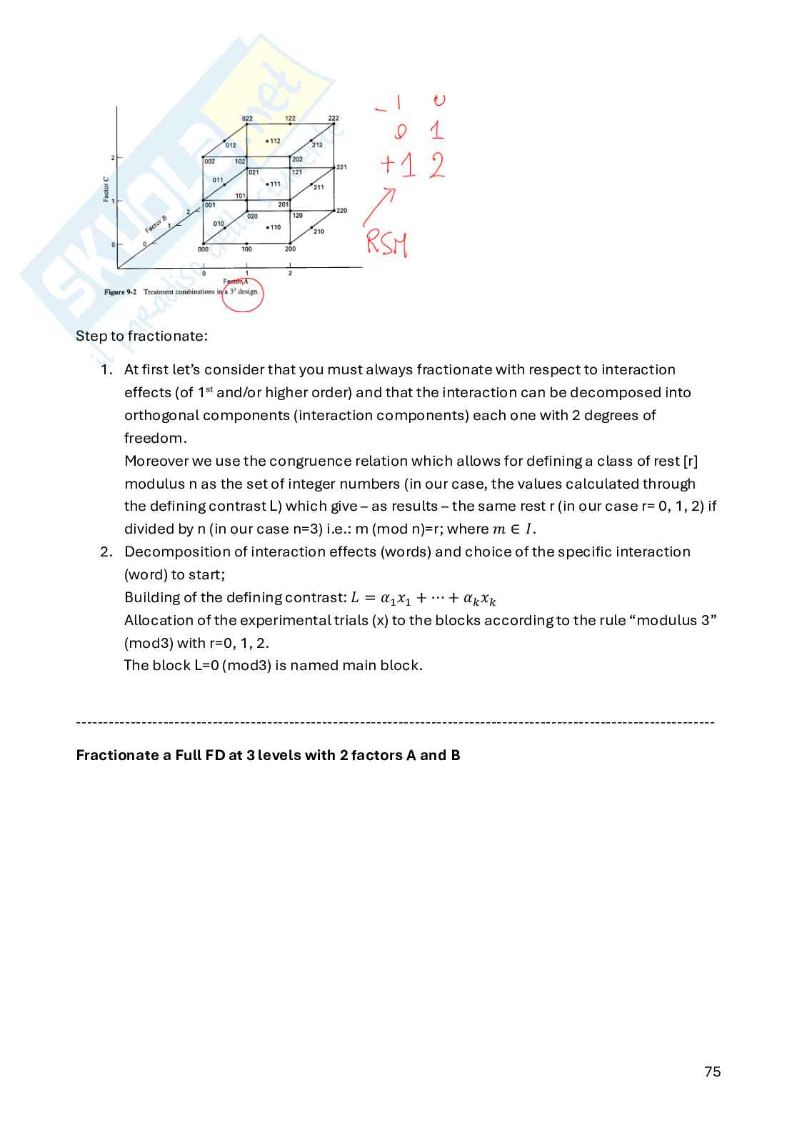 Appunti Statistica per la sperimentazione e le previsioni in ambito tecnologico (parte 3) Pag. 16