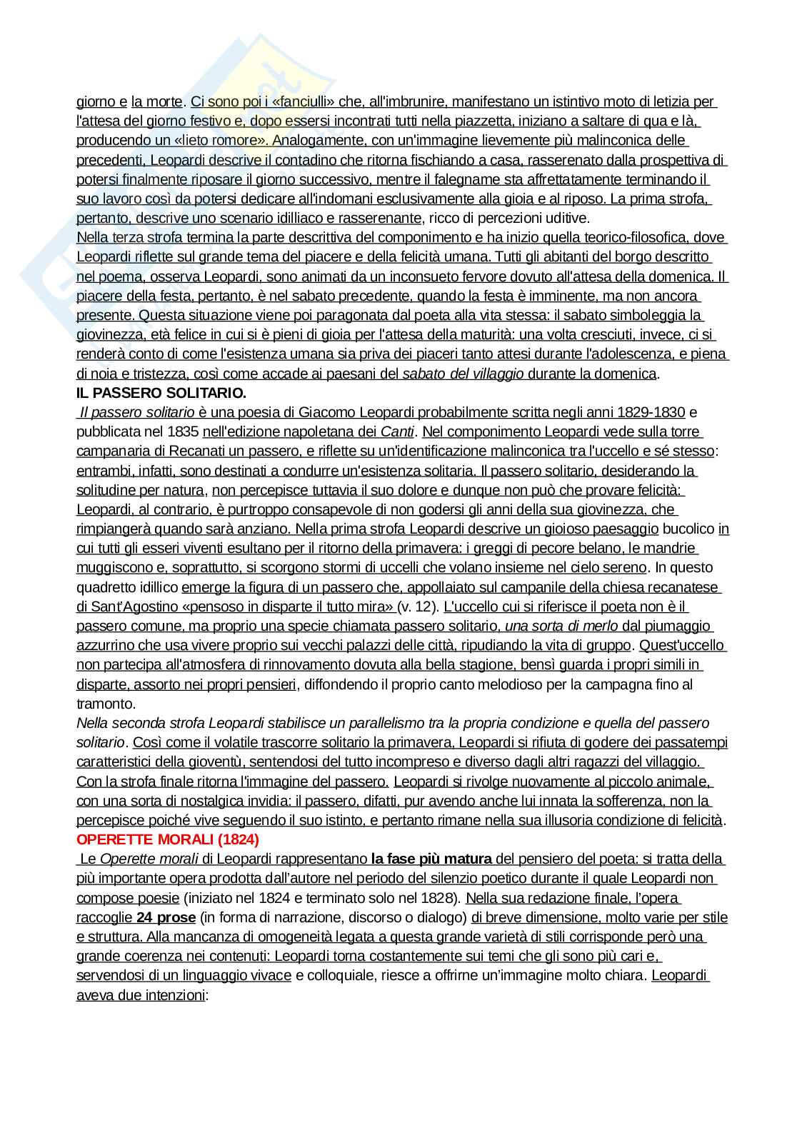 Riassunto esame Letteratura italiana, Prof. De Marco Anna, libro consigliato Letteratura, Tellini Pag. 76