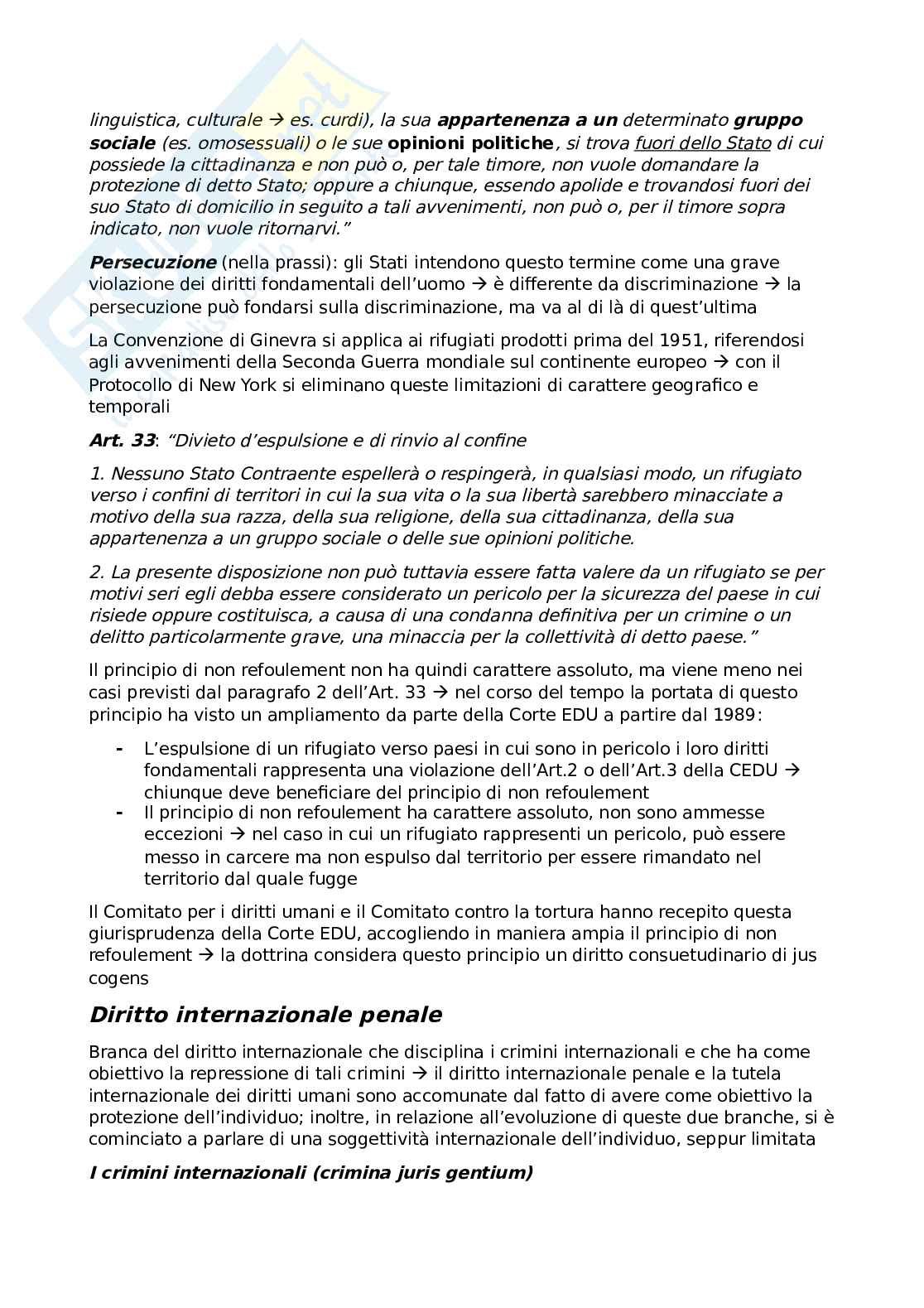 Diritto internazionale Pag. 86
