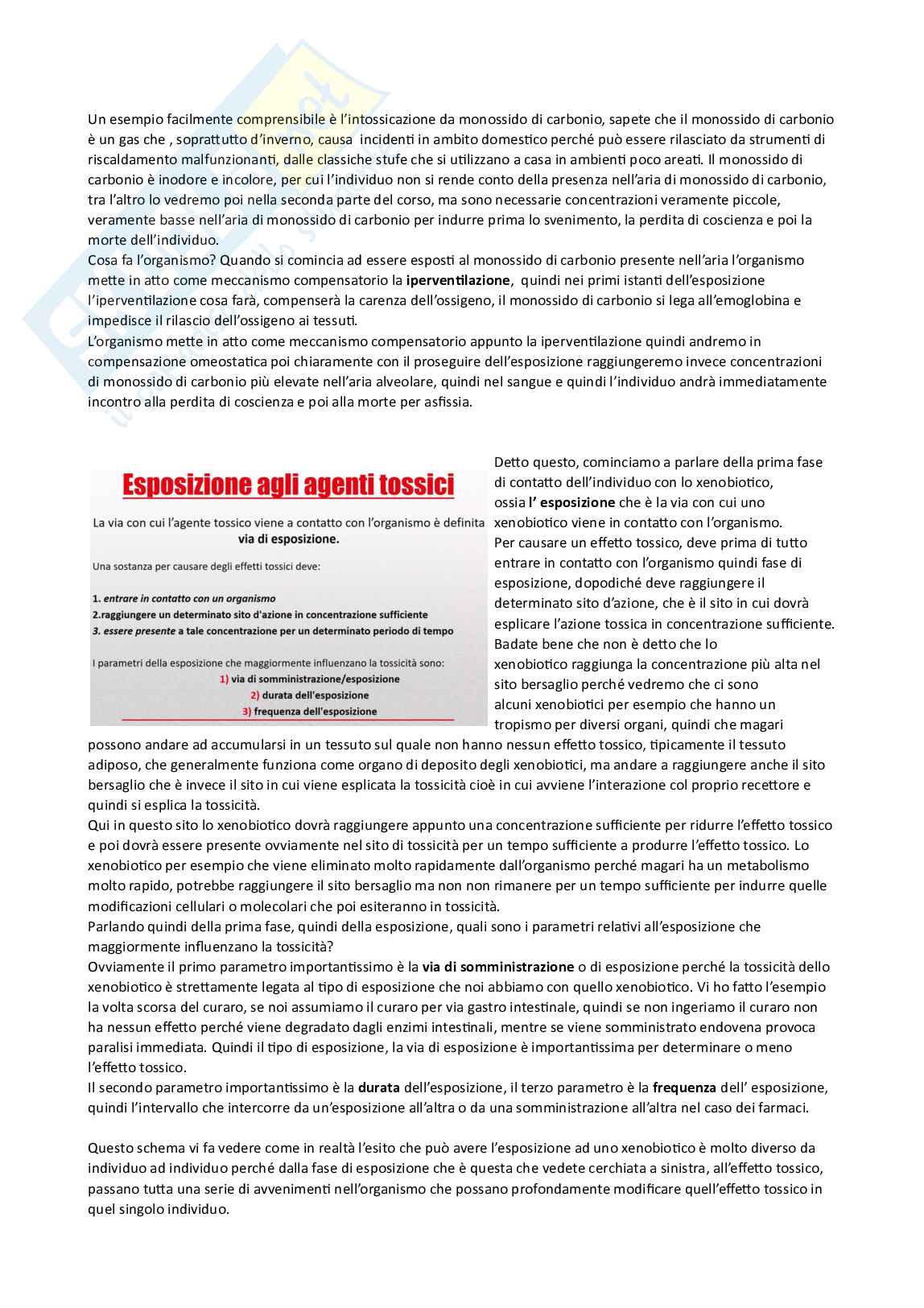 Tossicologia generale e del farmaco - parte 1 Pag. 16