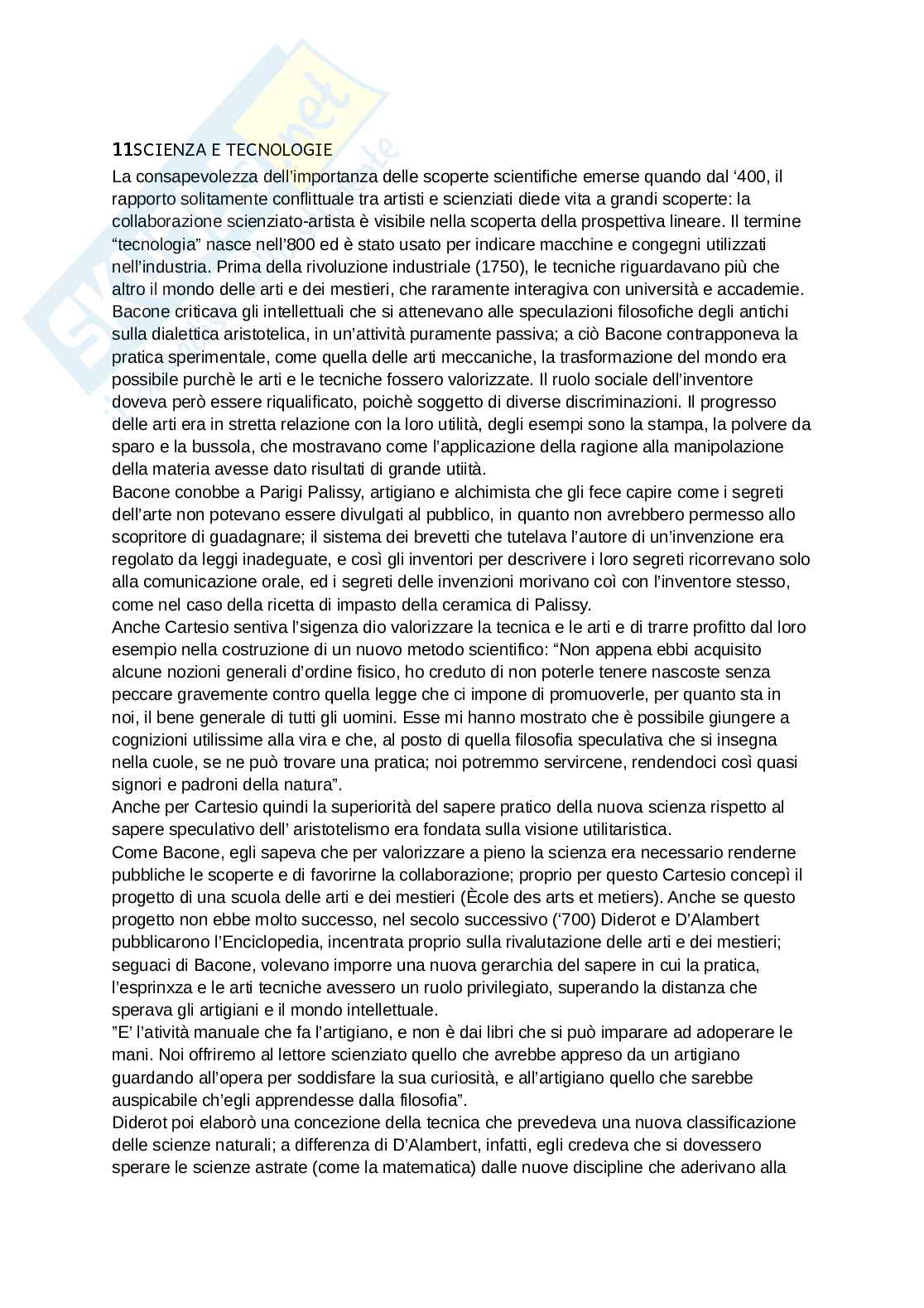 Riassunto esame Storia della scienza, Prof. Savoia Paolo, libro consigliato Storia materiale della scienza, Beretta Pag. 31