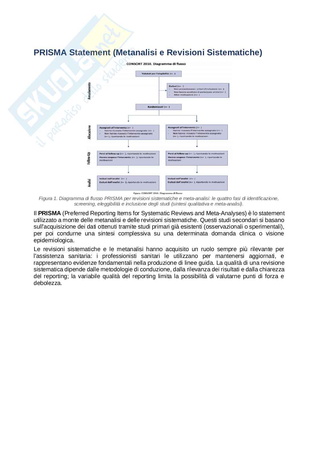 Sperimentazione clinica e analisi dei dati – Appunti completi 2026/2027 Pag. 21