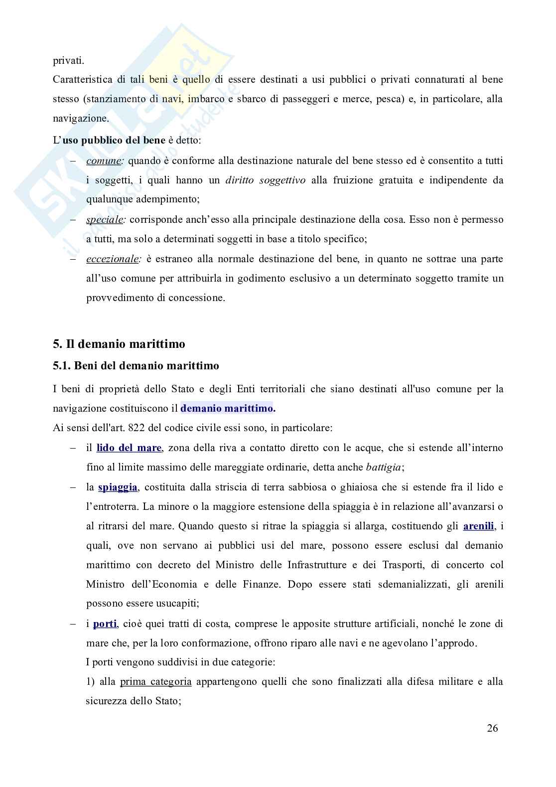 Riassunto esame Diritto della navigazione, Prof. Tani Ilaria, libro consigliato Manuale di diritto della navigazione, 15^edizione (2019), Pescatore, D'Ovidio, Tullio Pag. 26