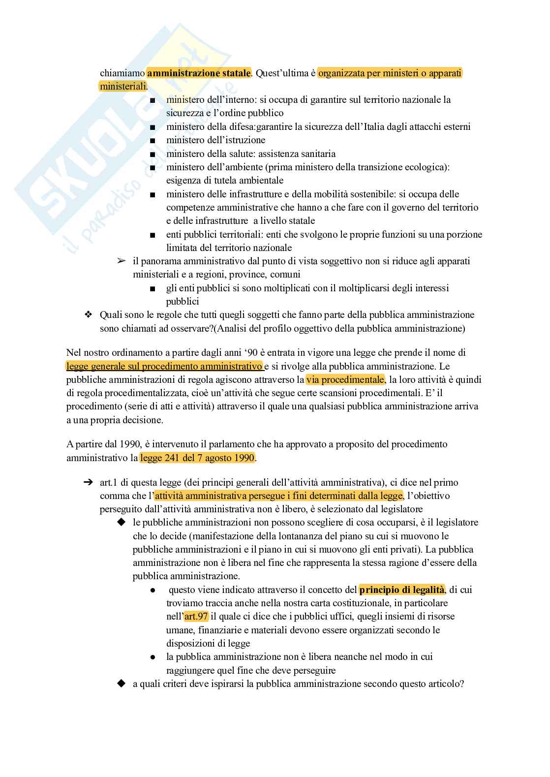 Appunti Diritto amministrativo Pag. 2