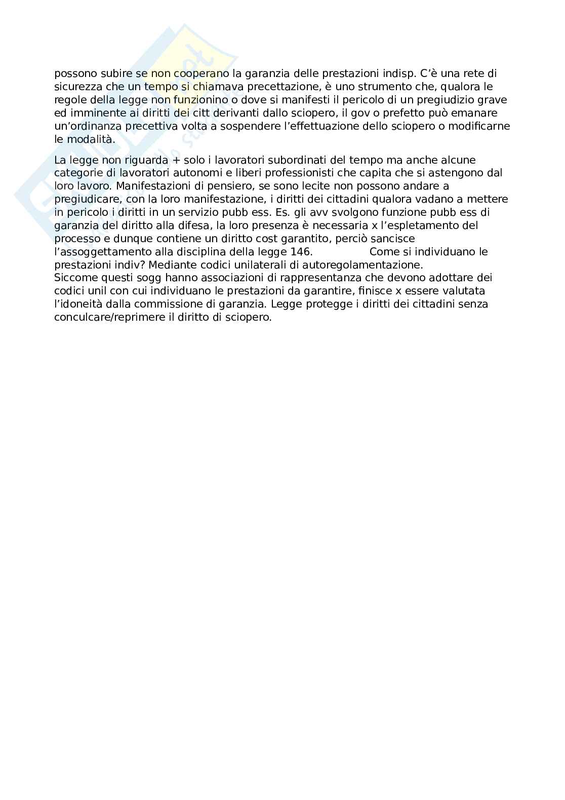 Diritto sindacale  Pag. 36