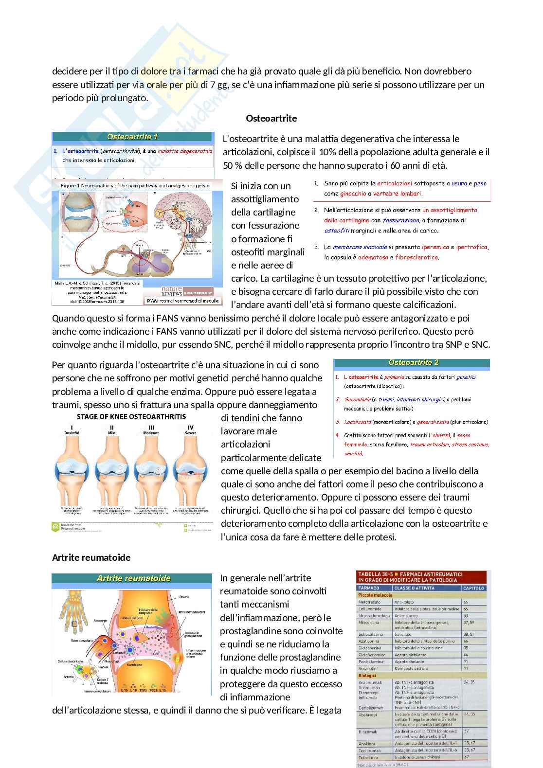 Farmacoerapia 2 - Fans pt 1 e osteoartrite Pag. 11