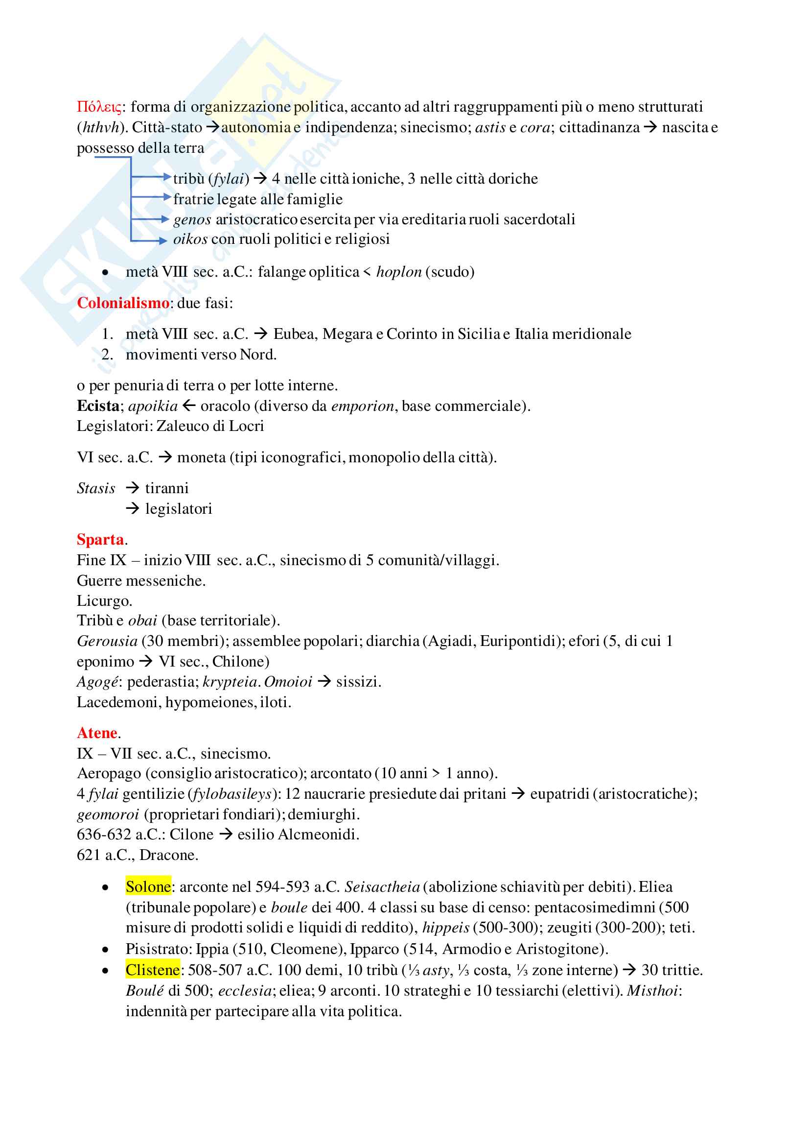 Storia greca Pag. 2