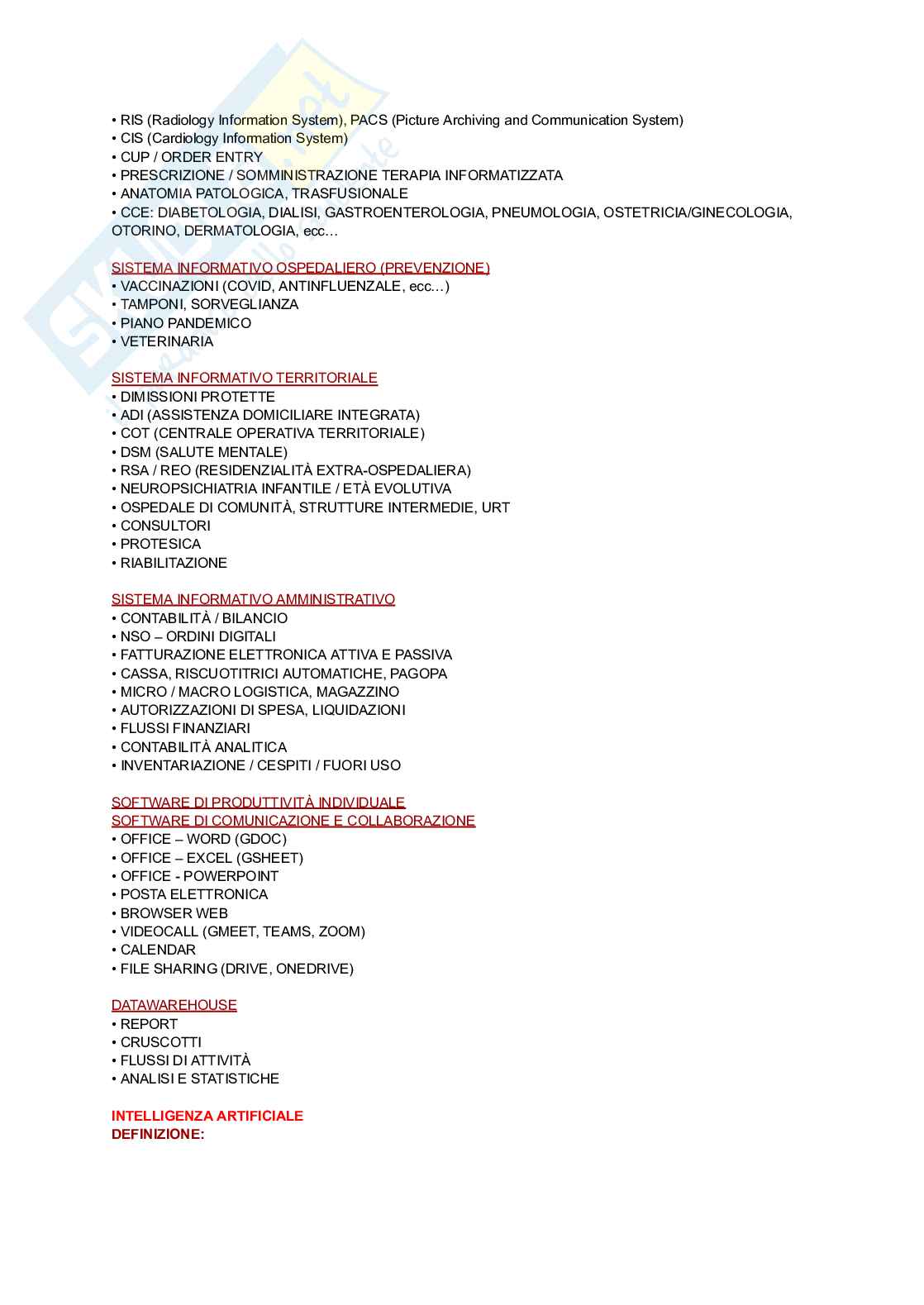 IA e sanità digitale  Pag. 6