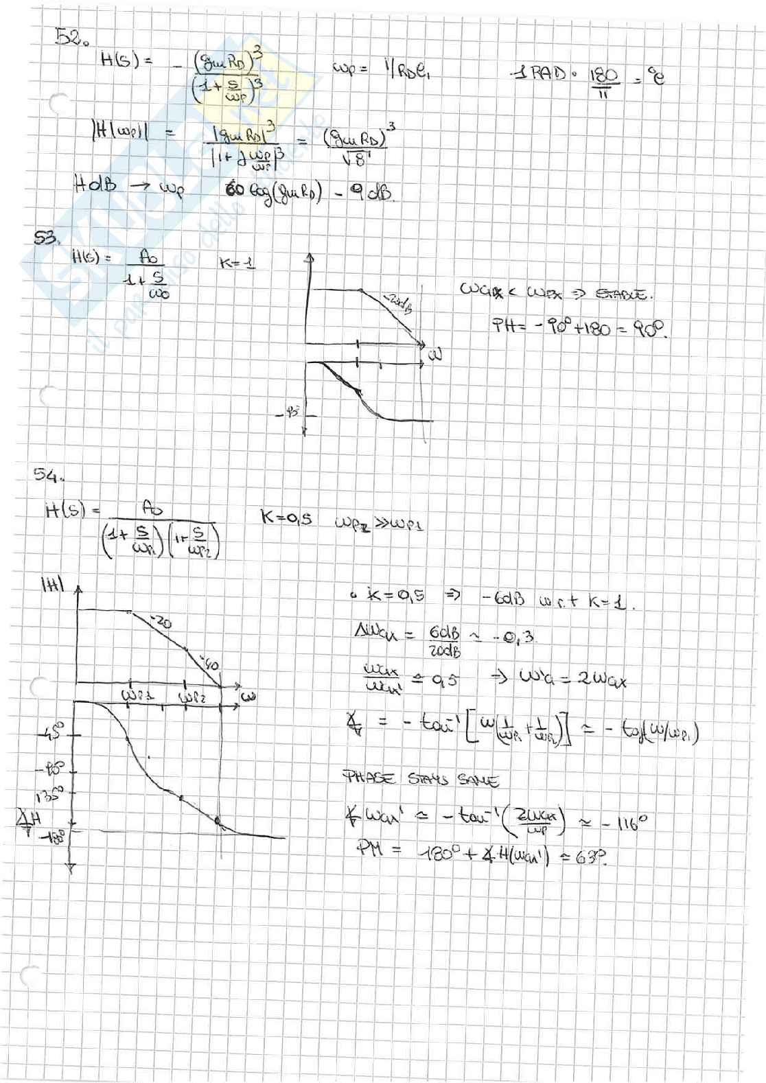 Appunti ed esercizi svolti di Elettronica I, Feedback: Parte 3 Pag. 2