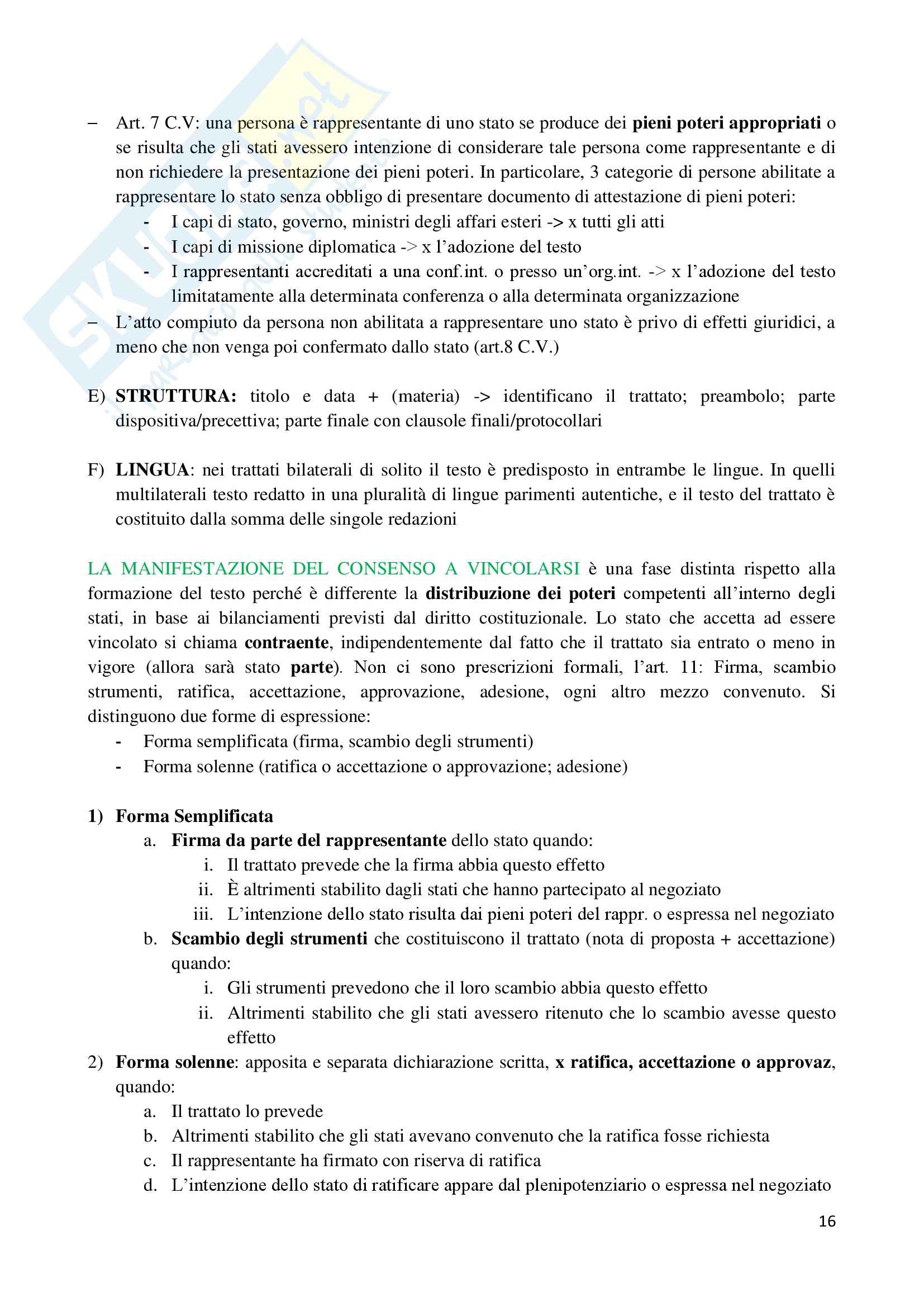 Riassunto esame Diritto internazionale, prof. Scovazzi Pag. 16
