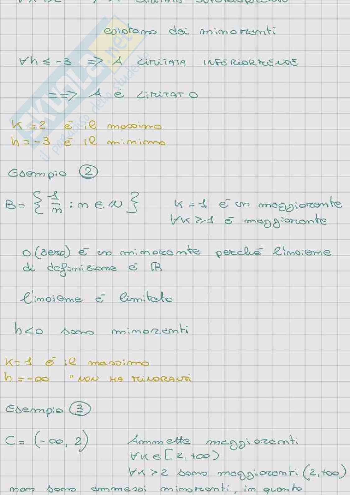 Appunti lezioni Analisi matematica 1 Pag. 16