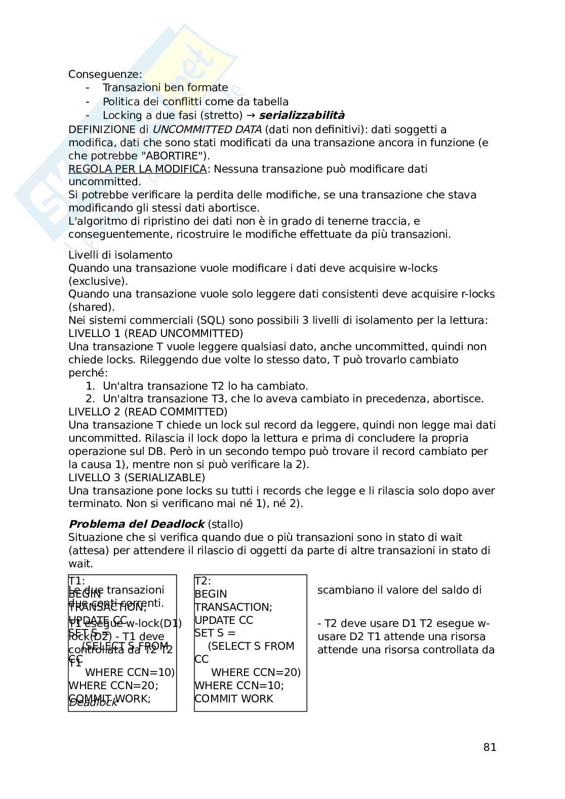 Appunti di Sistemi informativi Pag. 81