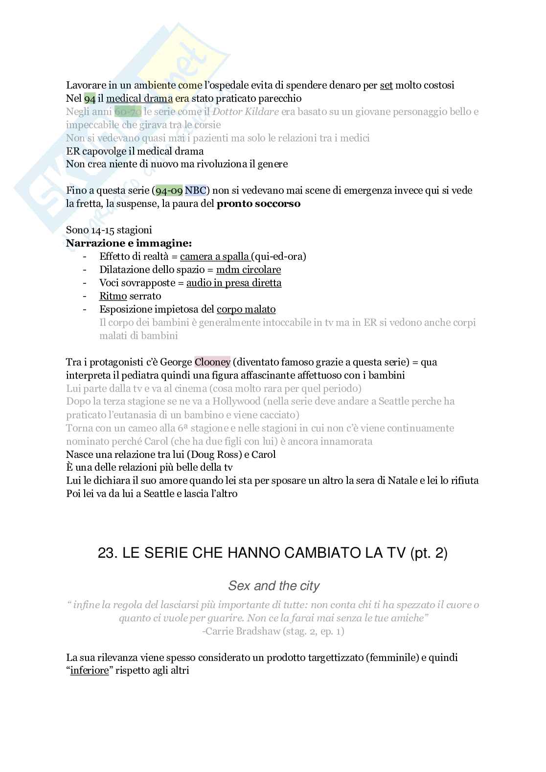Appunti Teorie e tecniche del linguaggio televisivo Pag. 41