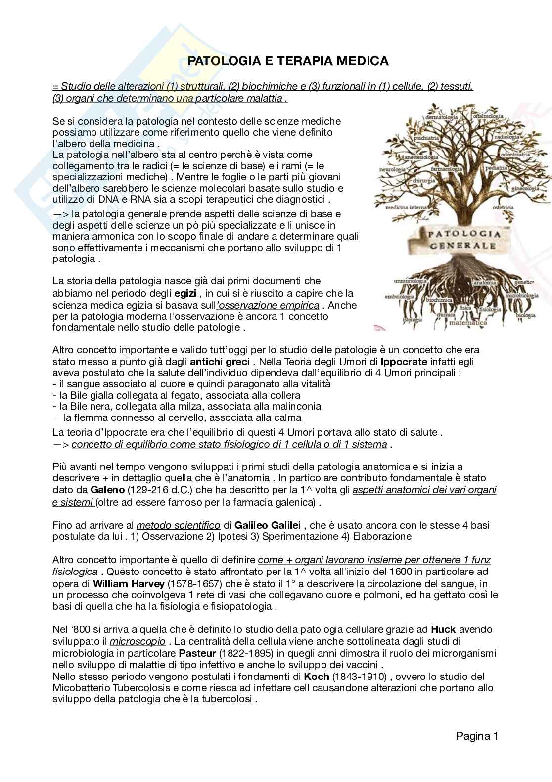 Appunti Patologia 2026 Pag. 1