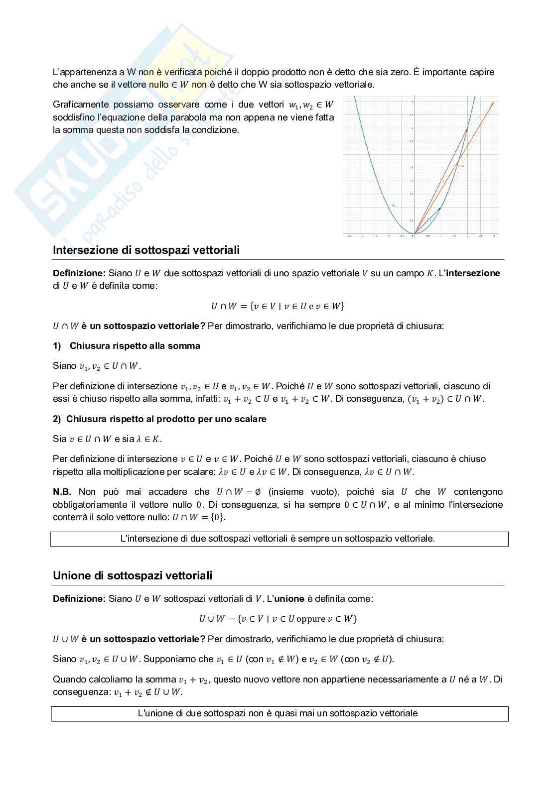 Algebra lineare Pag. 6