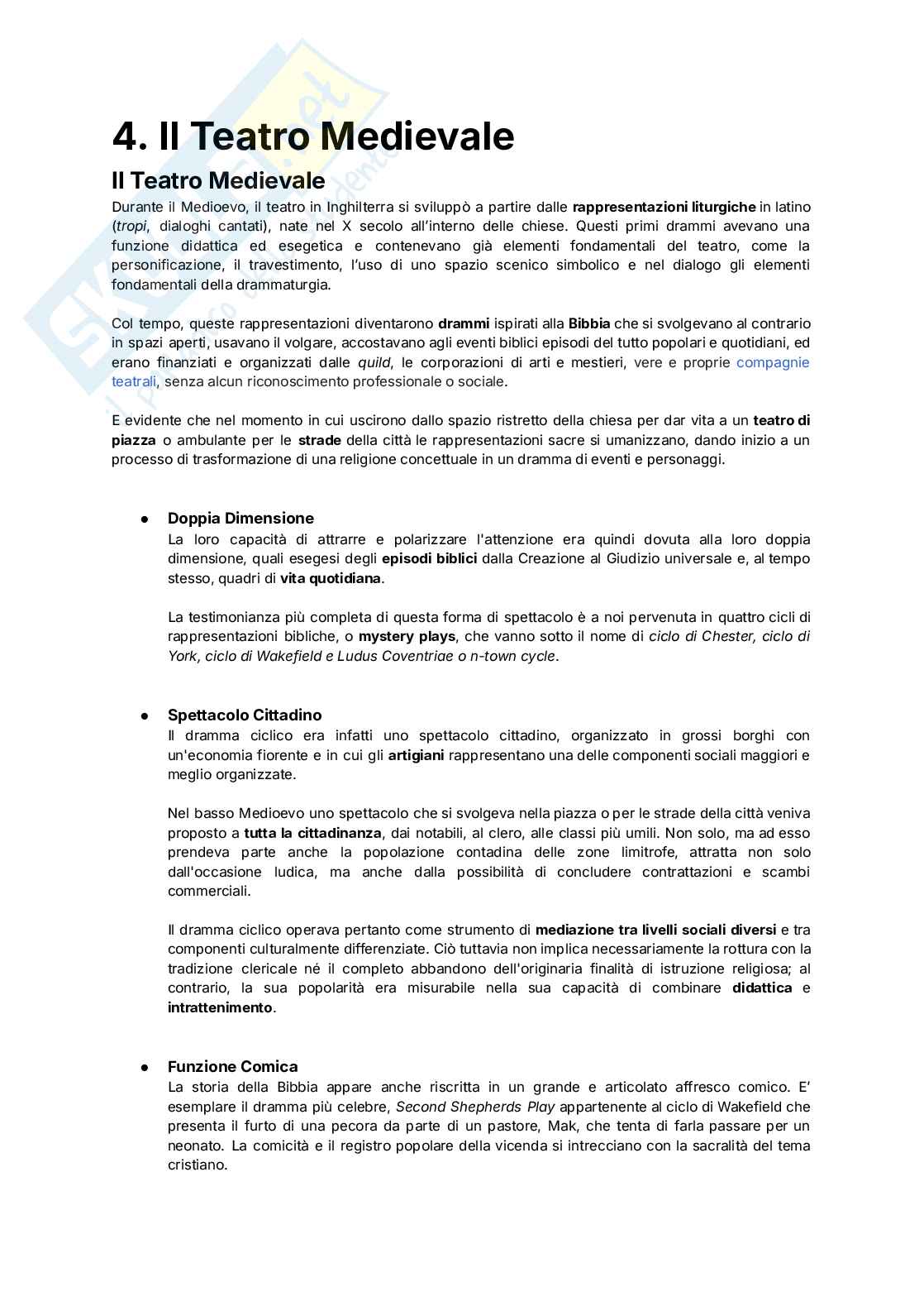 Letteratura inglese - Dalle origini alla seconda metà del Seicento Pag. 16