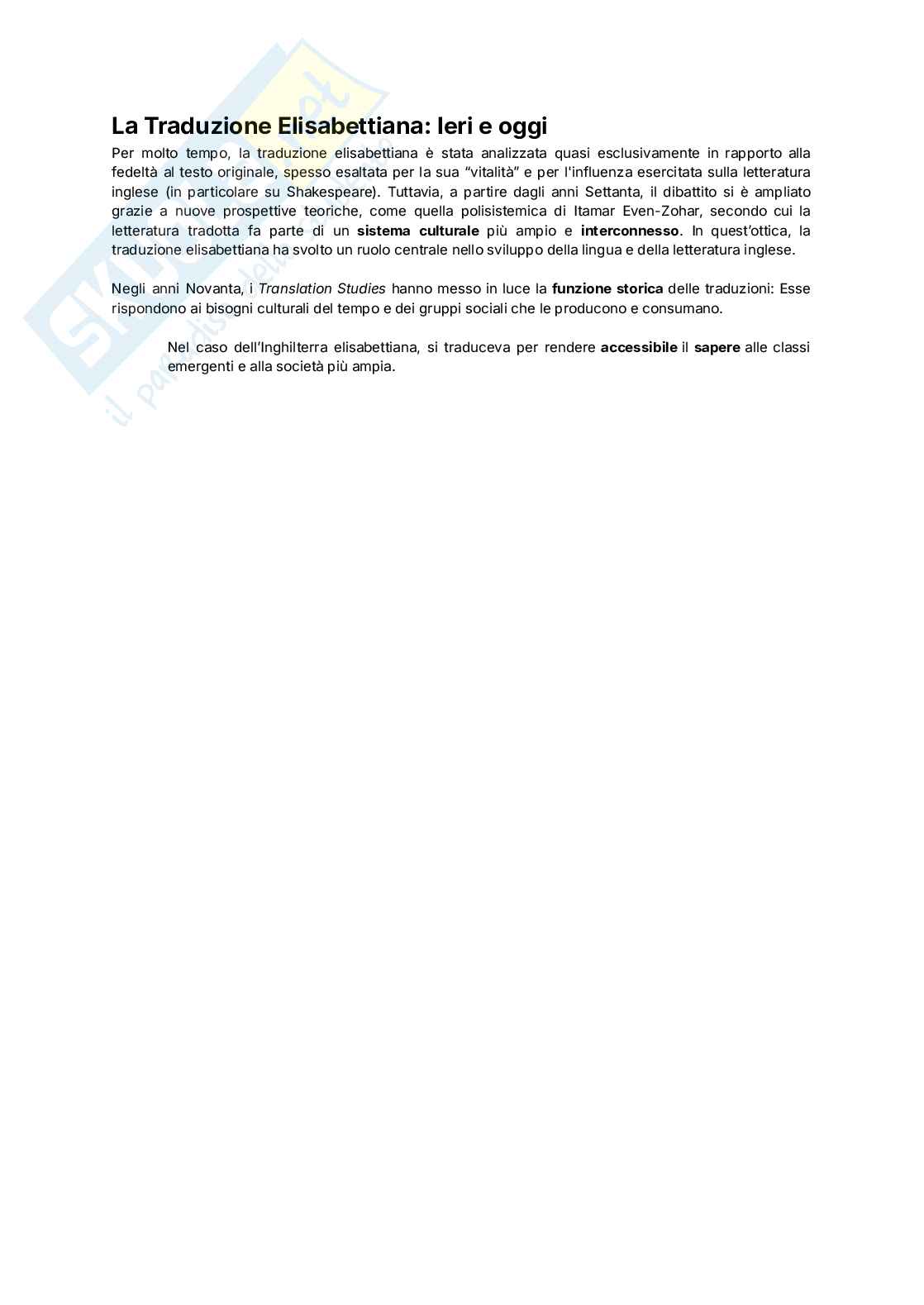 Letteratura inglese - Dalle origini alla seconda metà del Seicento Pag. 46