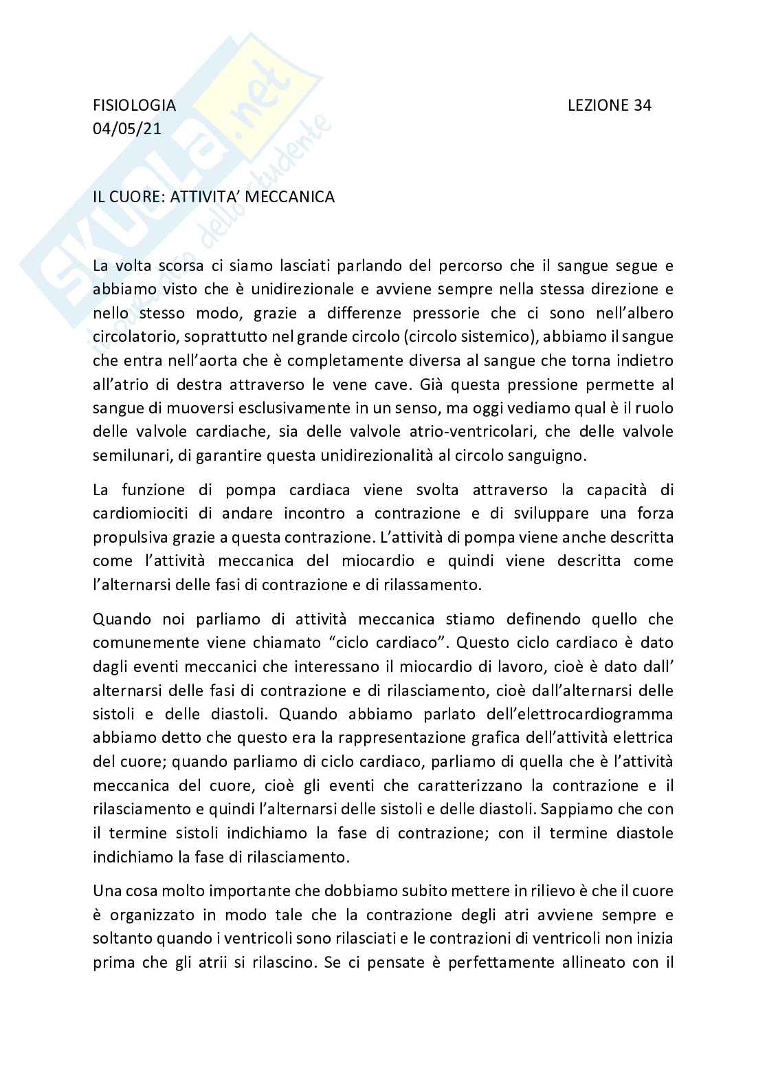 Fisiologia generale - Parte 7 Pag. 1