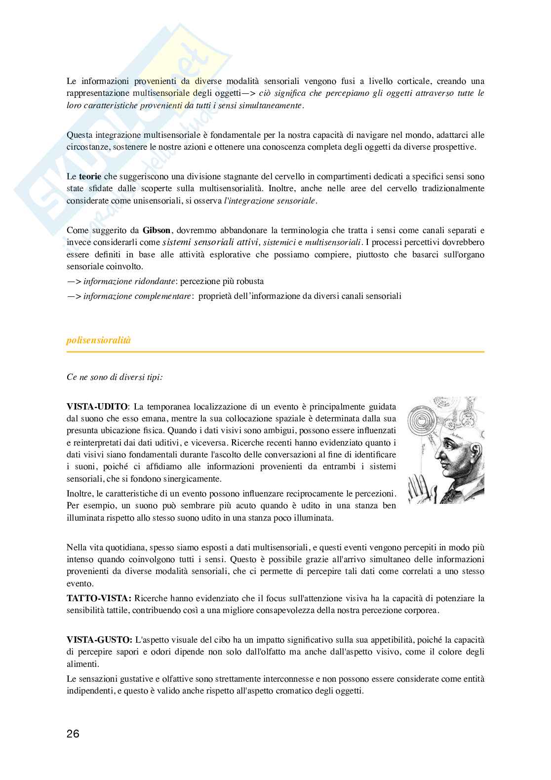 Appunti di Psicologia generale   Pag. 26